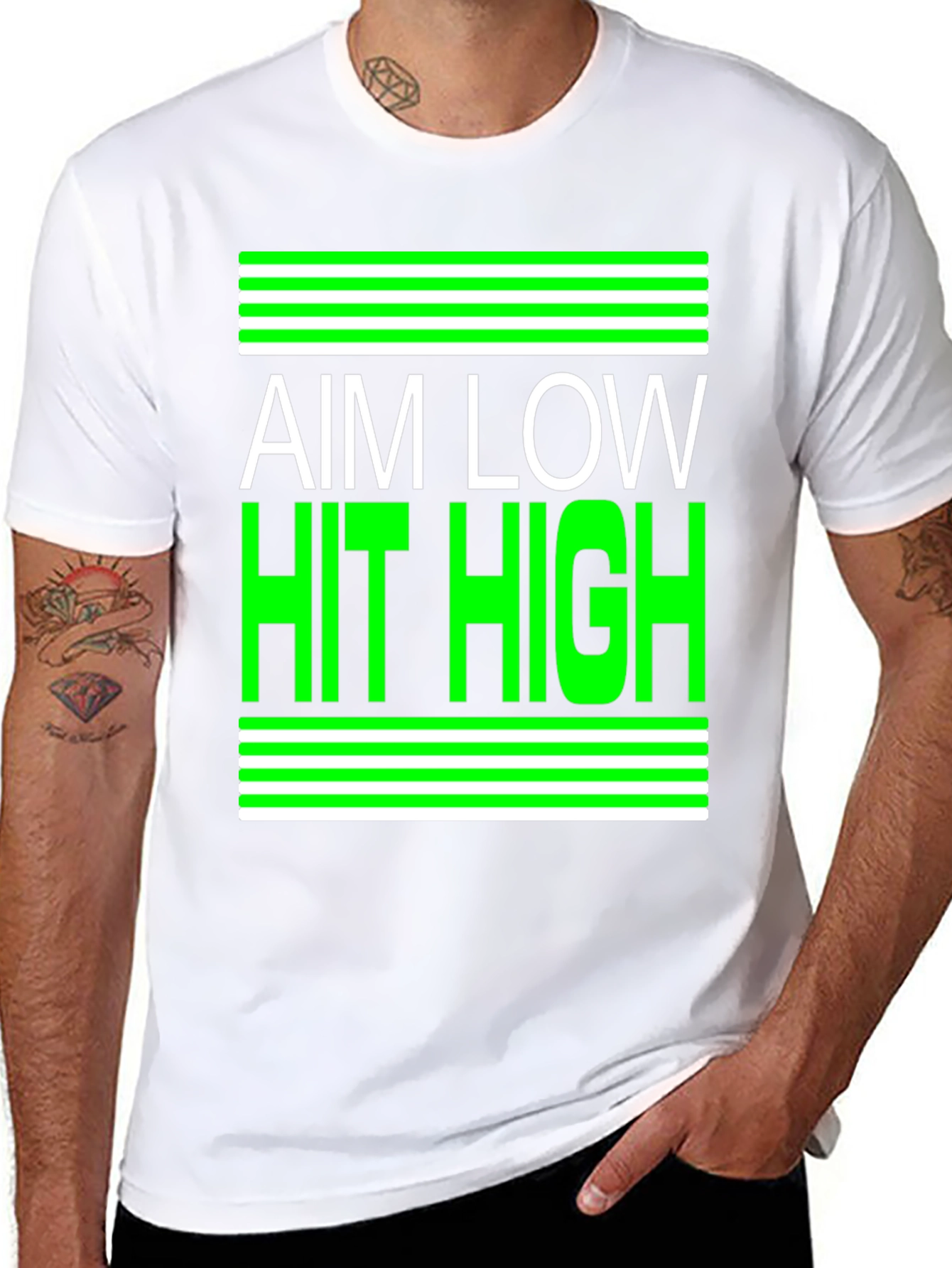 Aim Low Hit High Graphic Tee