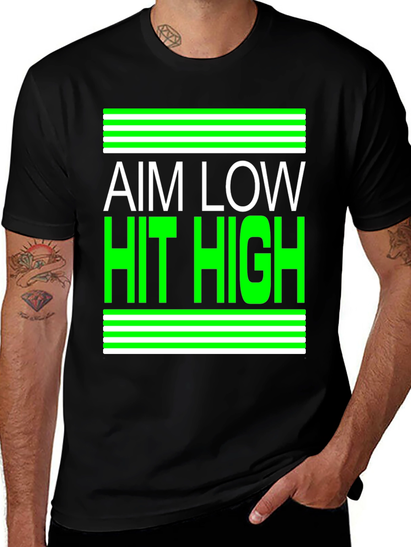 Aim Low Hit High Graphic Tee