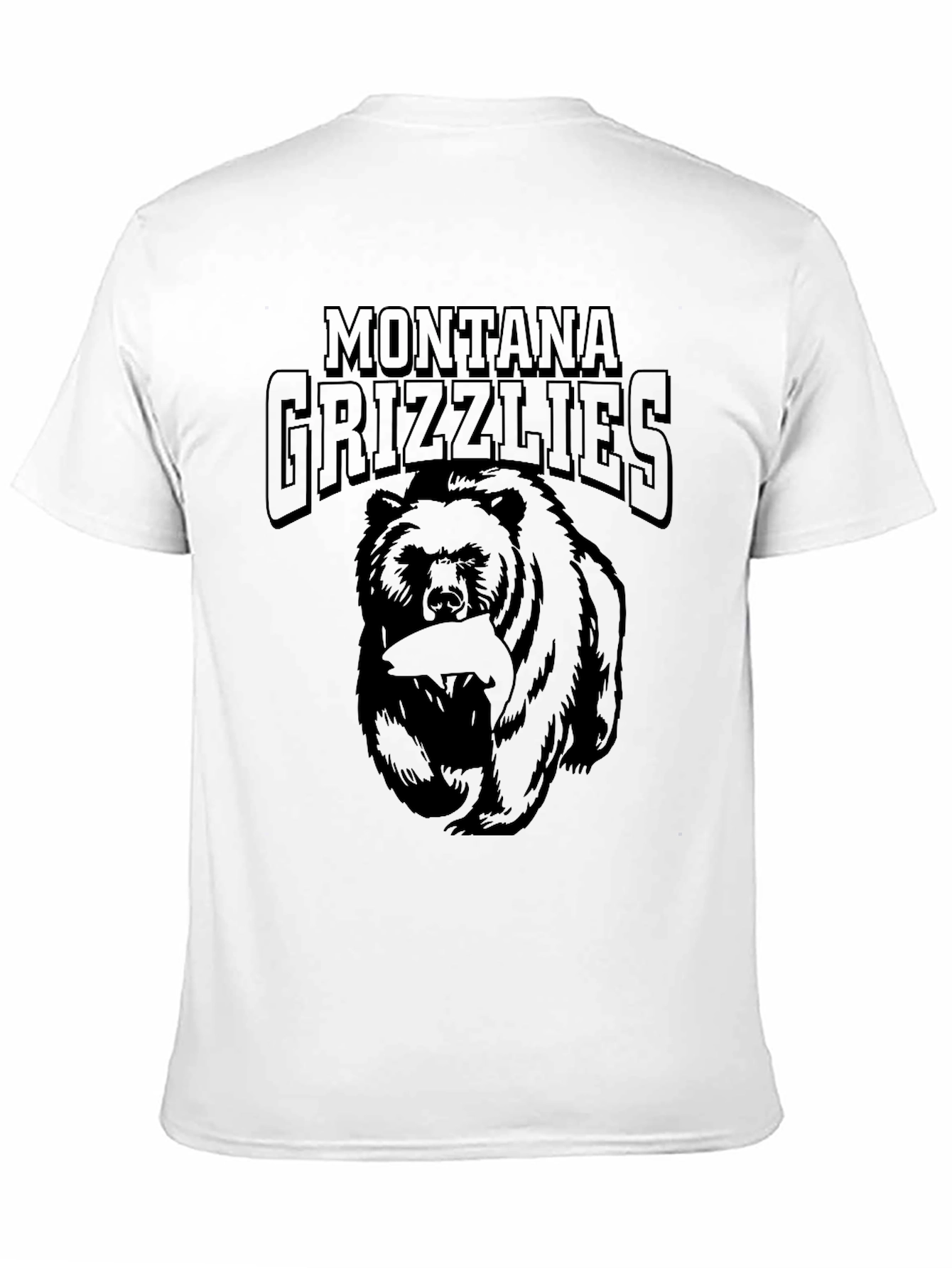 Montana Grizzlies T-Shirt - Black Bear Design