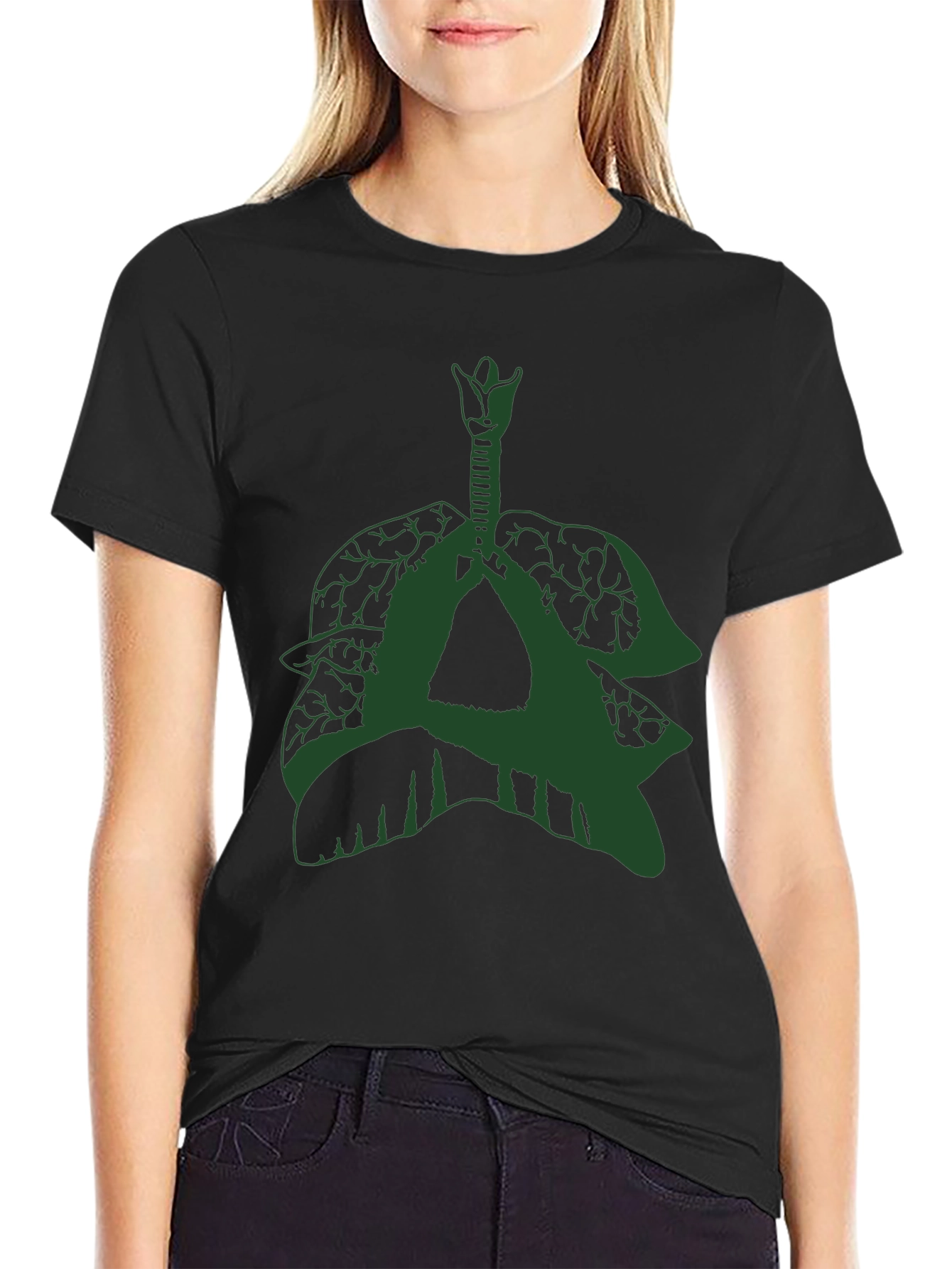 Nature Lungs Graphic Tee - Breathable Comfort