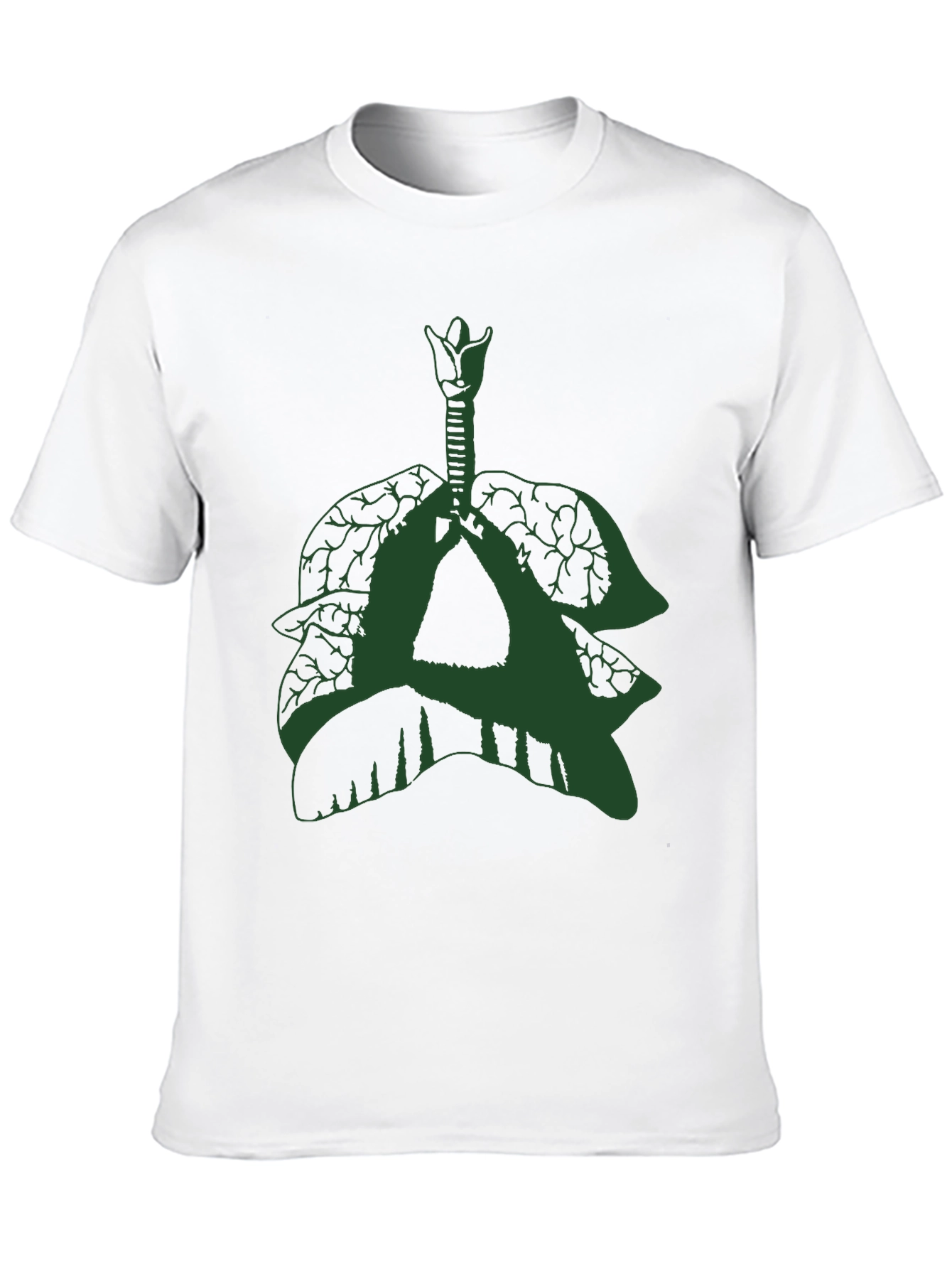 Nature Lungs Graphic Tee - Breathable Comfort