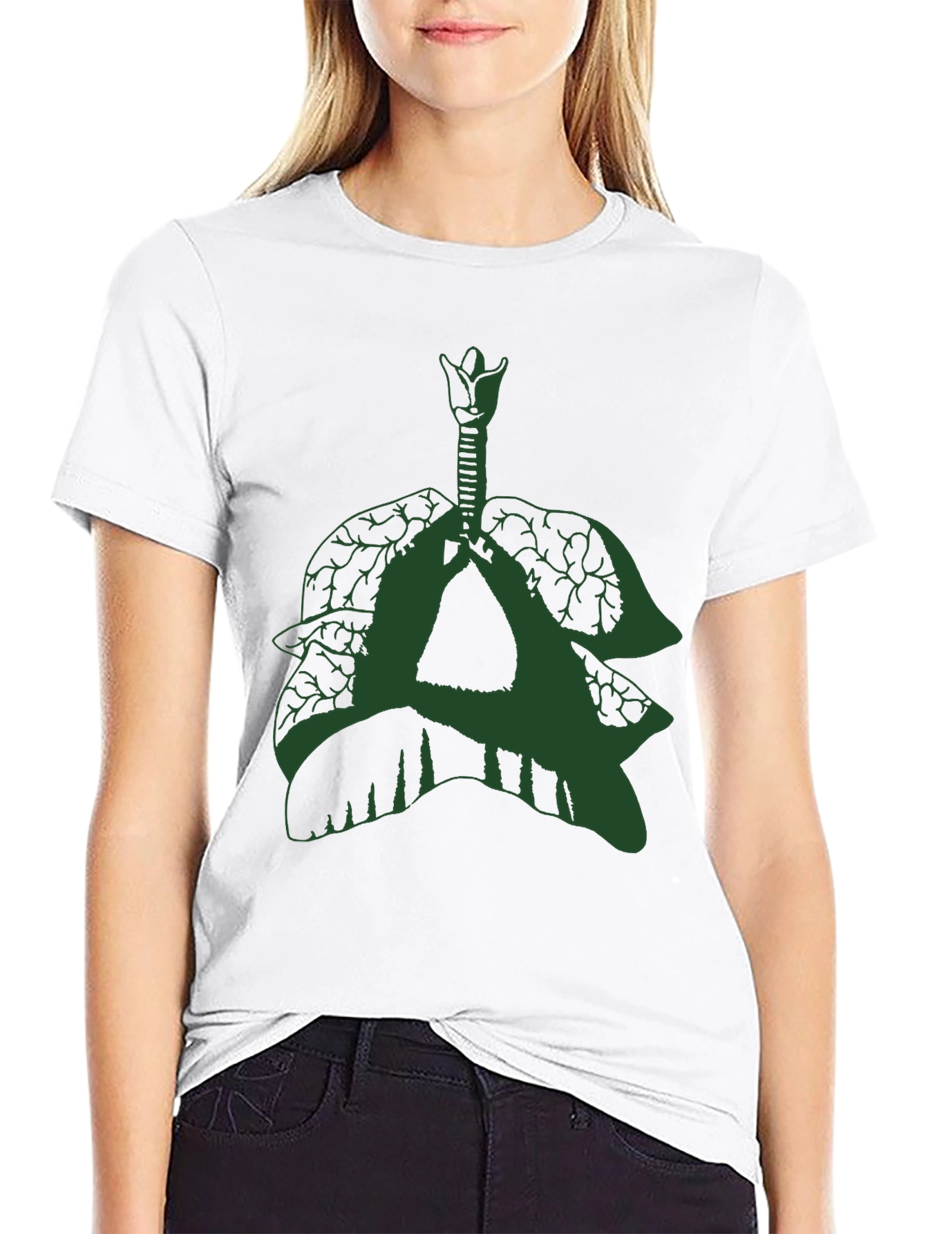 Nature Lungs Graphic Tee - Breathable Comfort