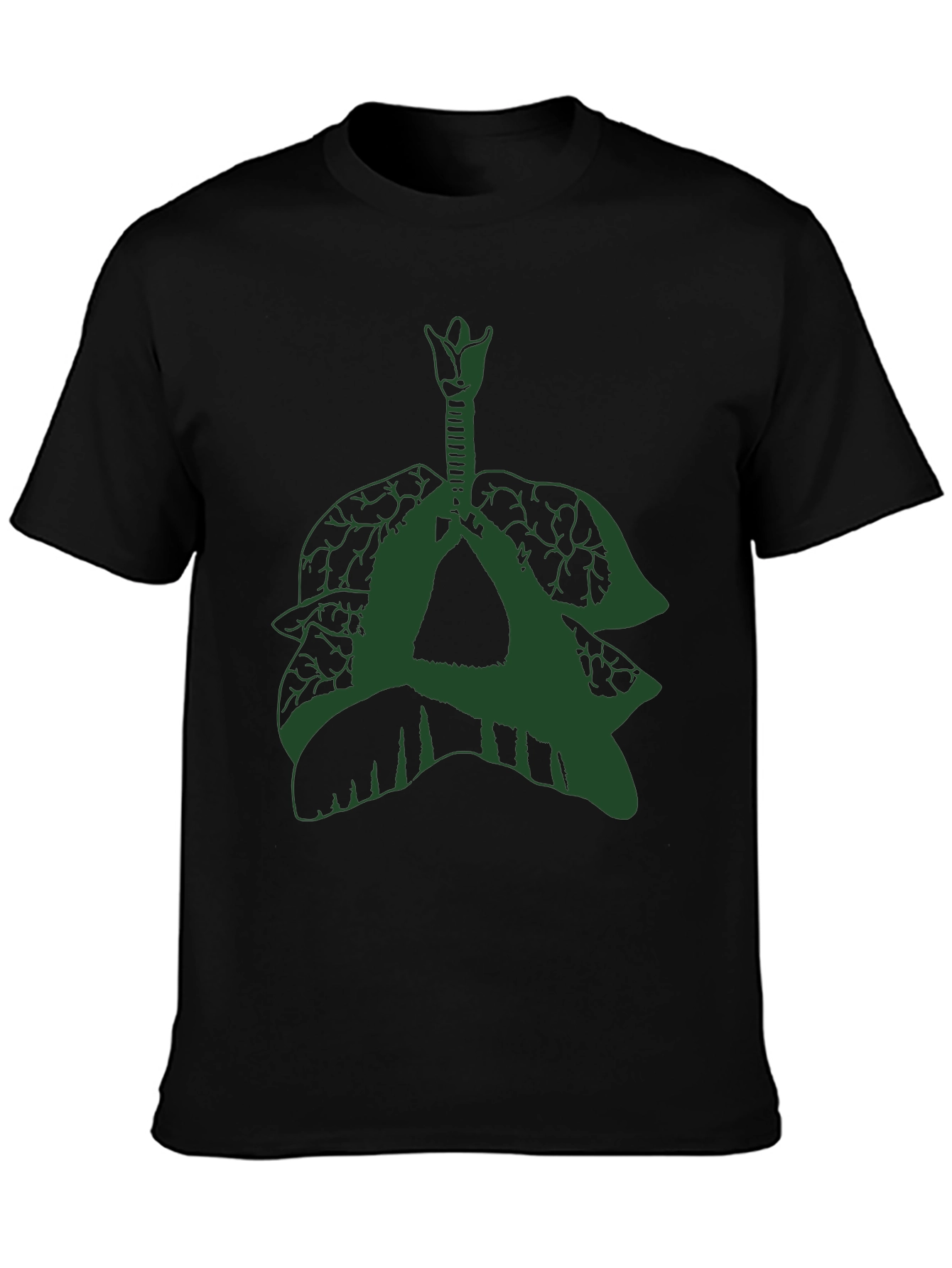 Nature Lungs Graphic Tee - Breathable Comfort