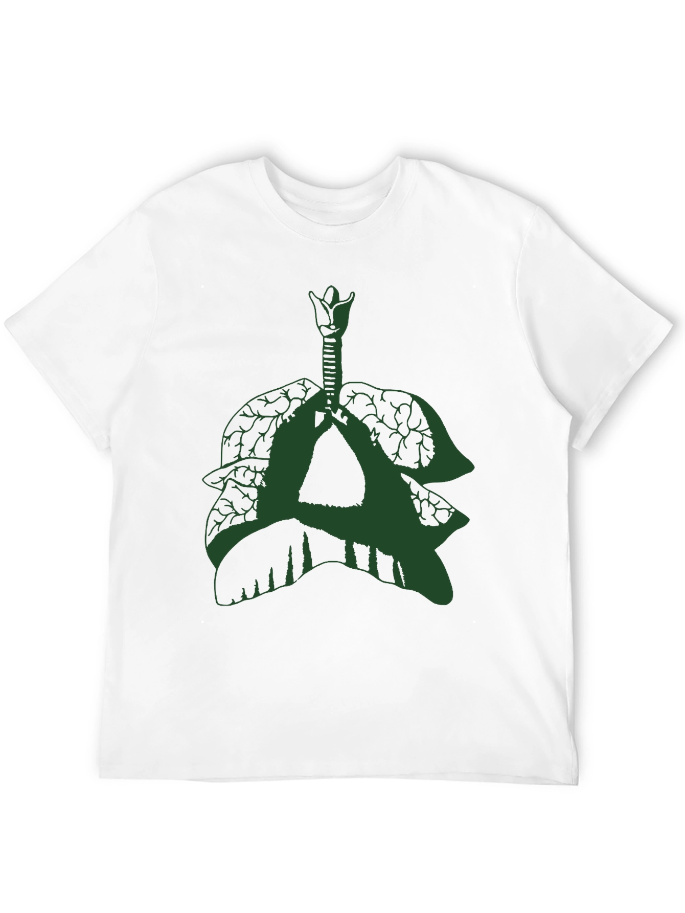Nature Lungs Graphic Tee - Breathable Comfort