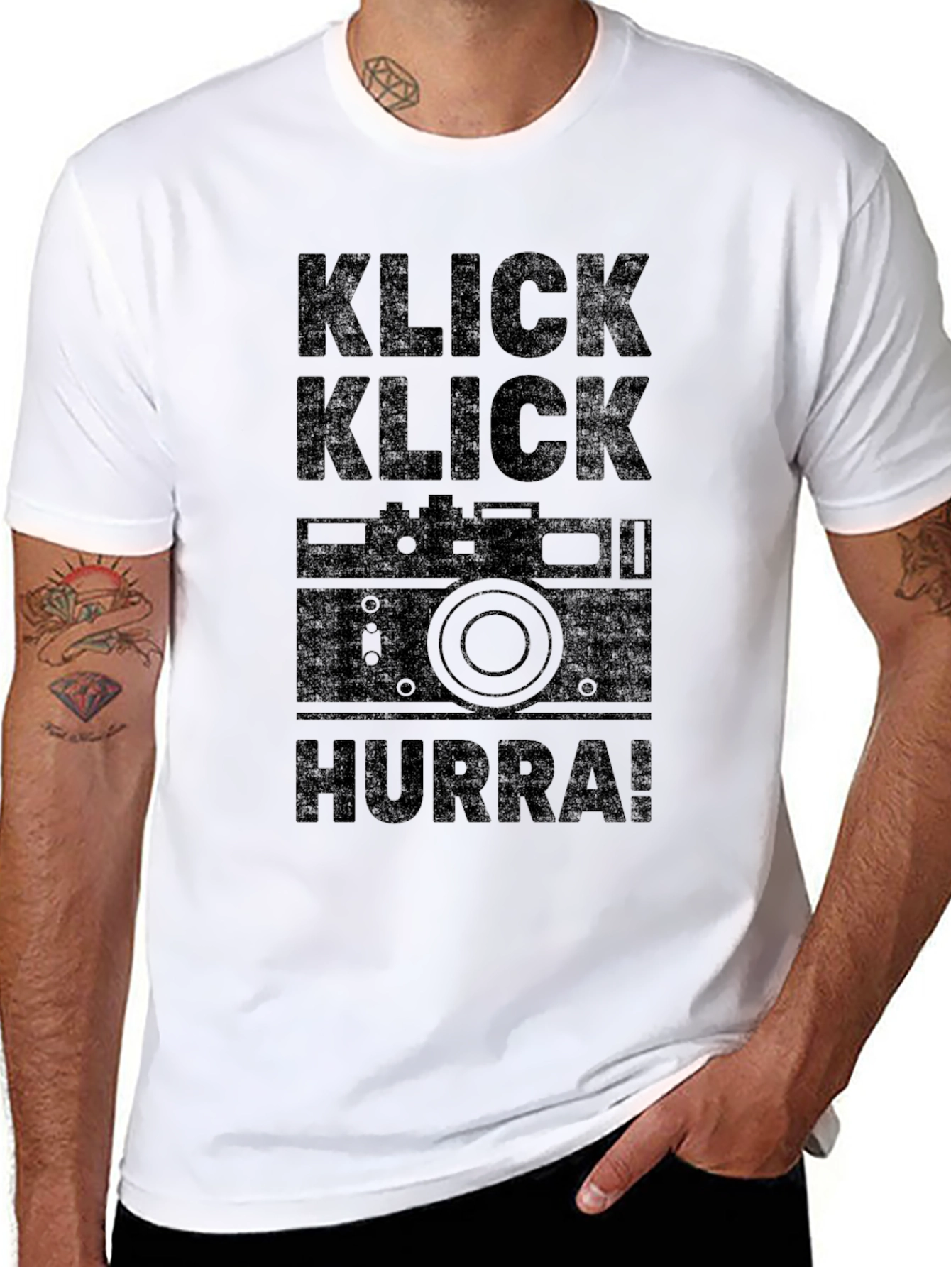 Klick Klick Hurra! Camera Graphic T-Shirt
