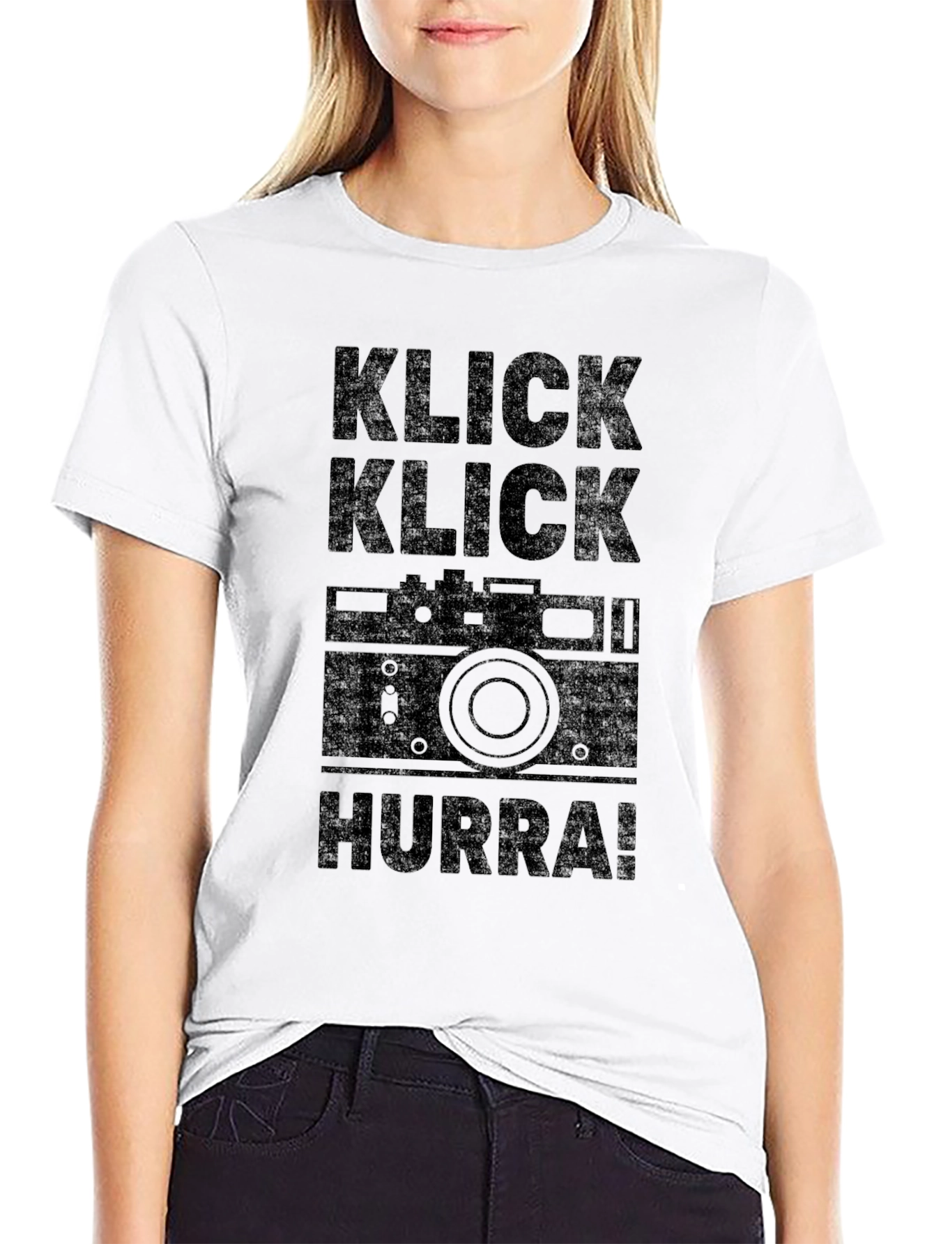 Klick Klick Hurra! Camera Graphic T-Shirt