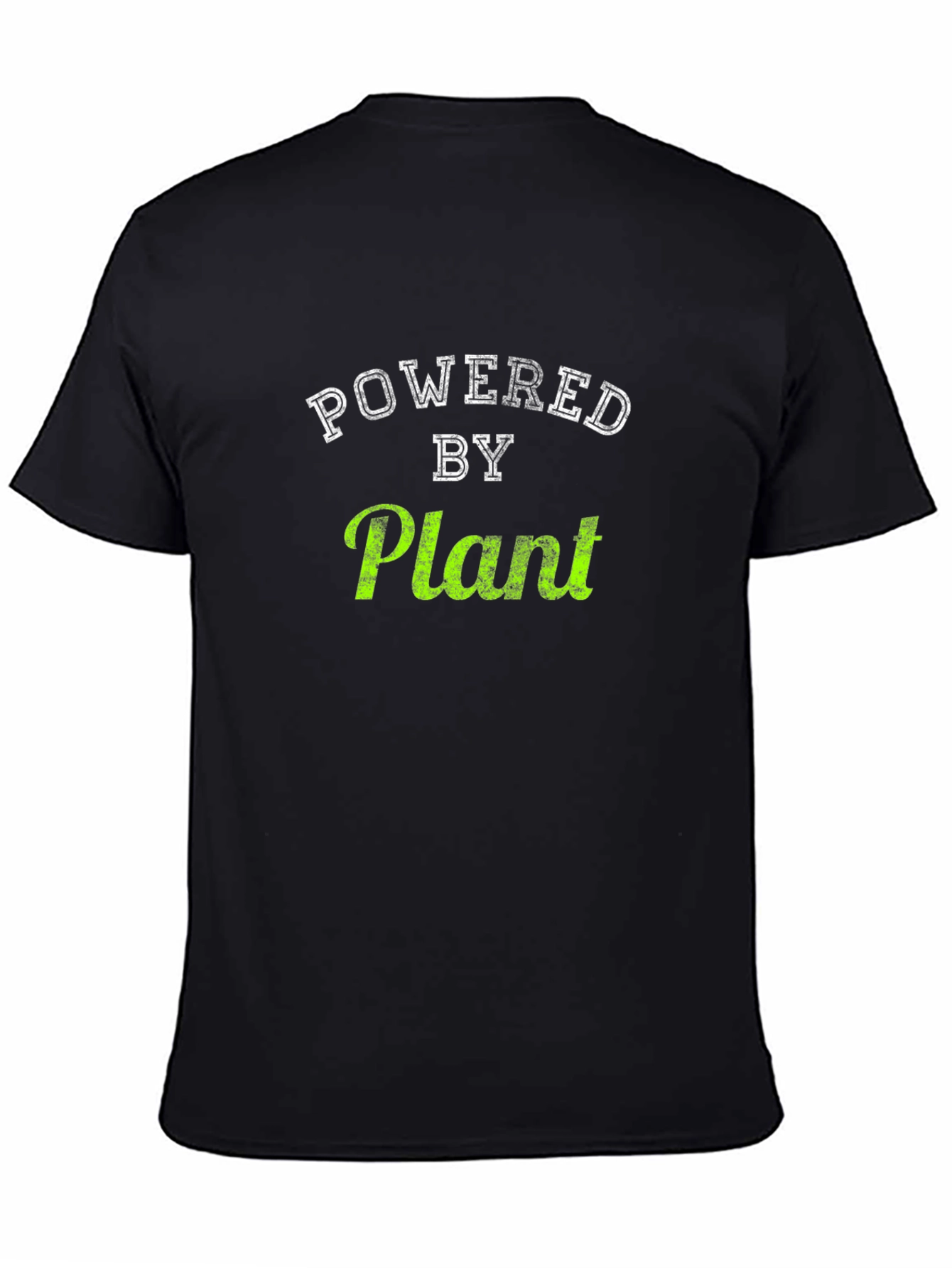 Powered by Plant Graphic T-Shirt - Black