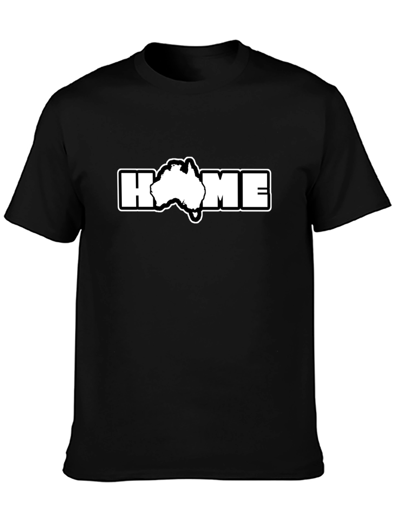 Australia Home T-Shirt - Black Graphic Tee