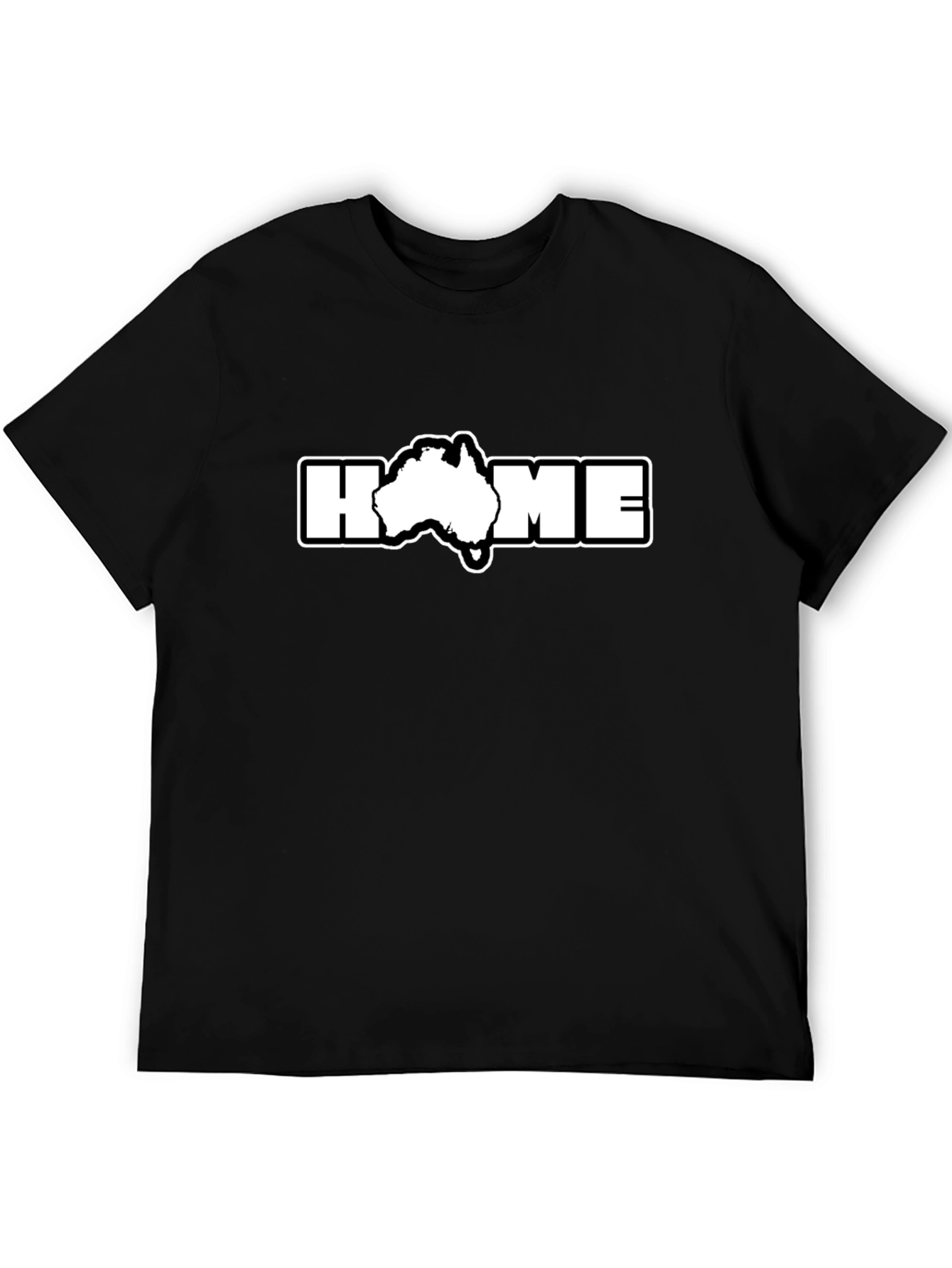 Australia Home T-Shirt - Black Graphic Tee