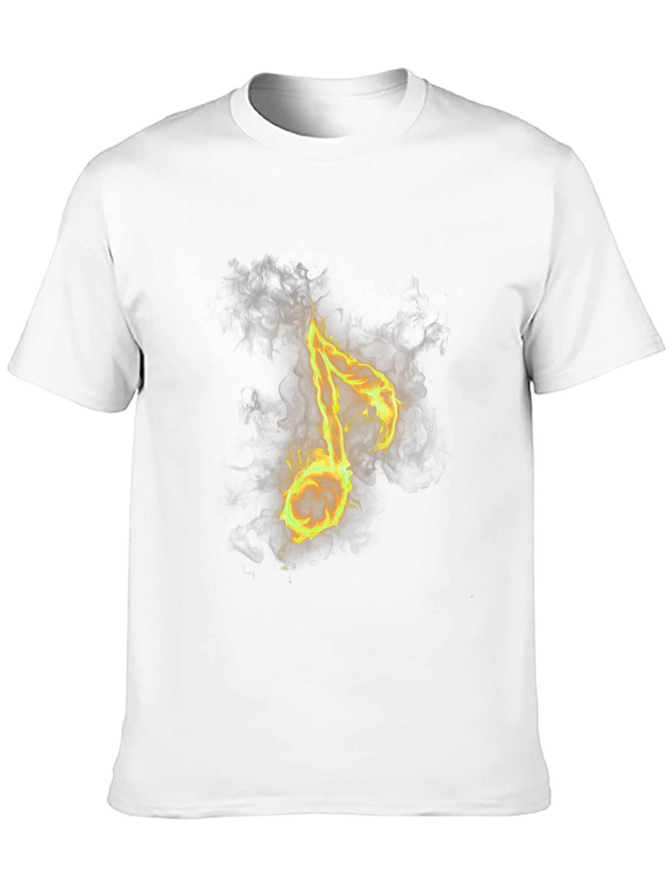 Fiery Note Black T-Shirt