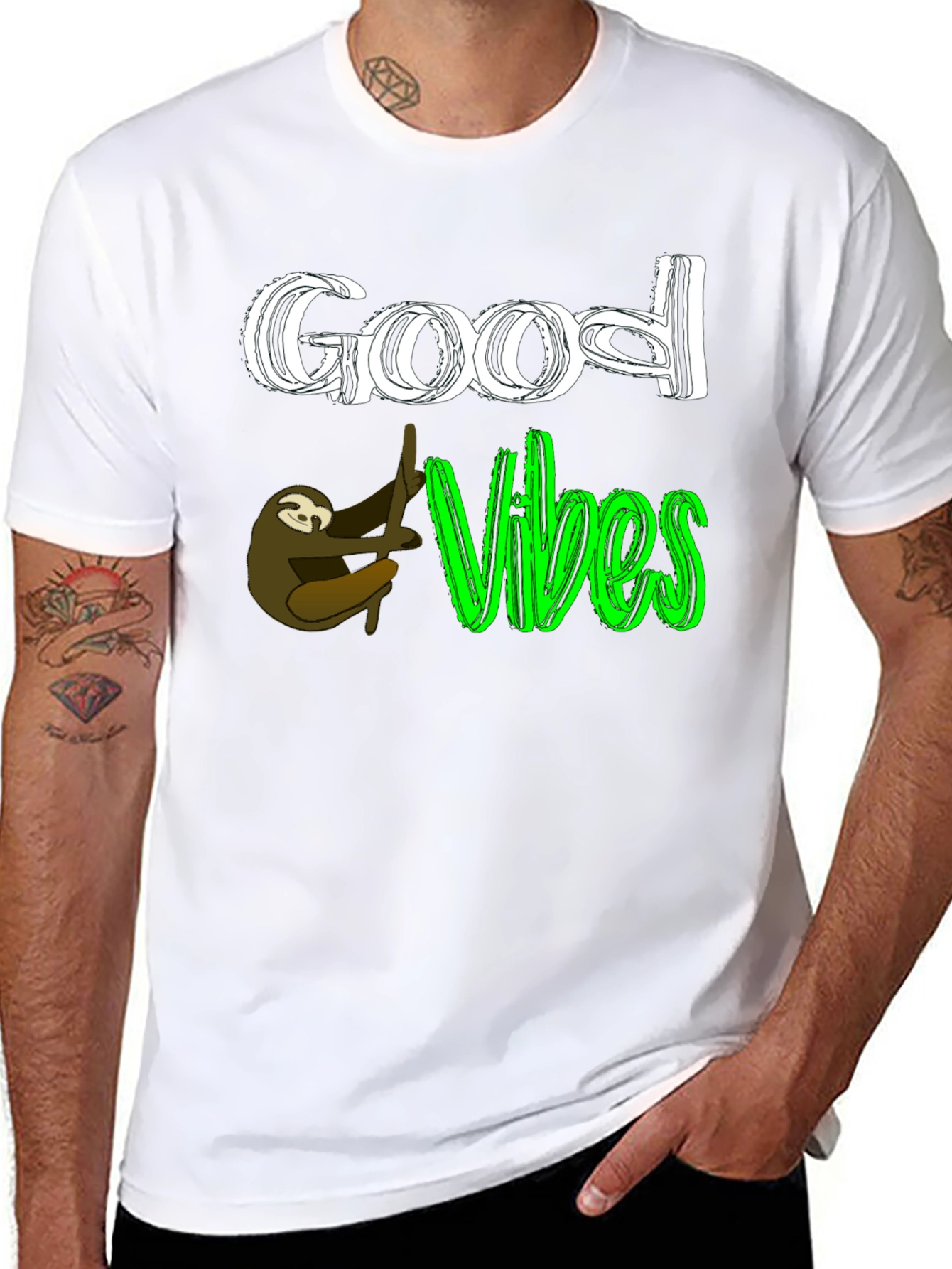 Good Vibes Sloth T-Shirt