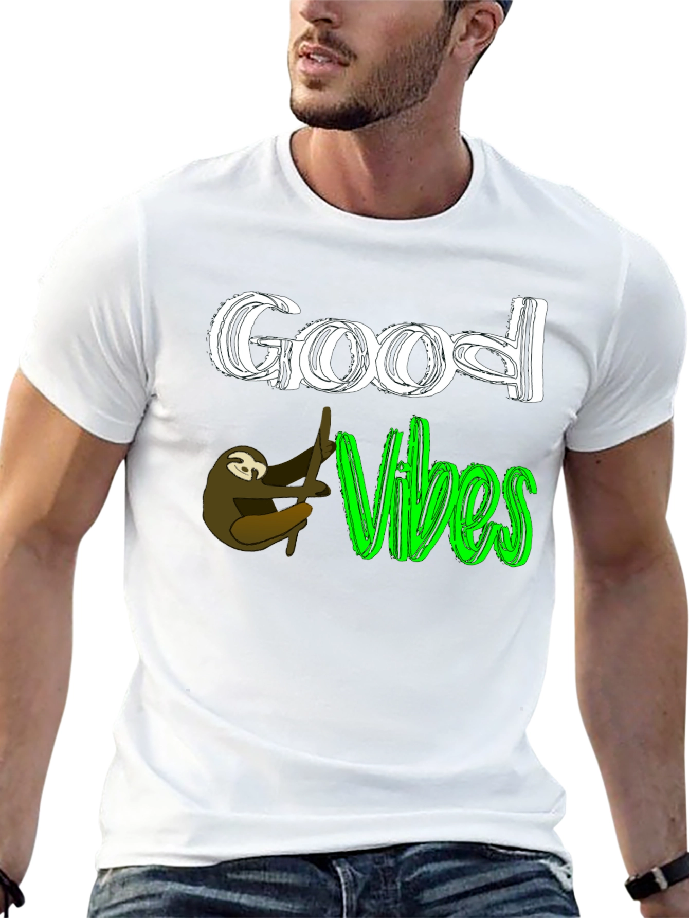 Good Vibes Sloth T-Shirt