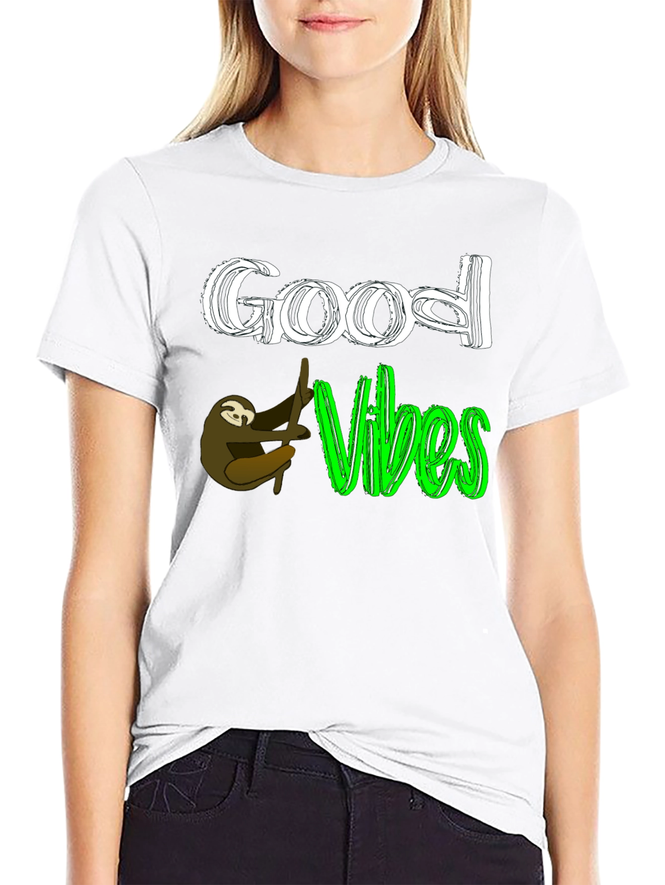 Good Vibes Sloth T-Shirt