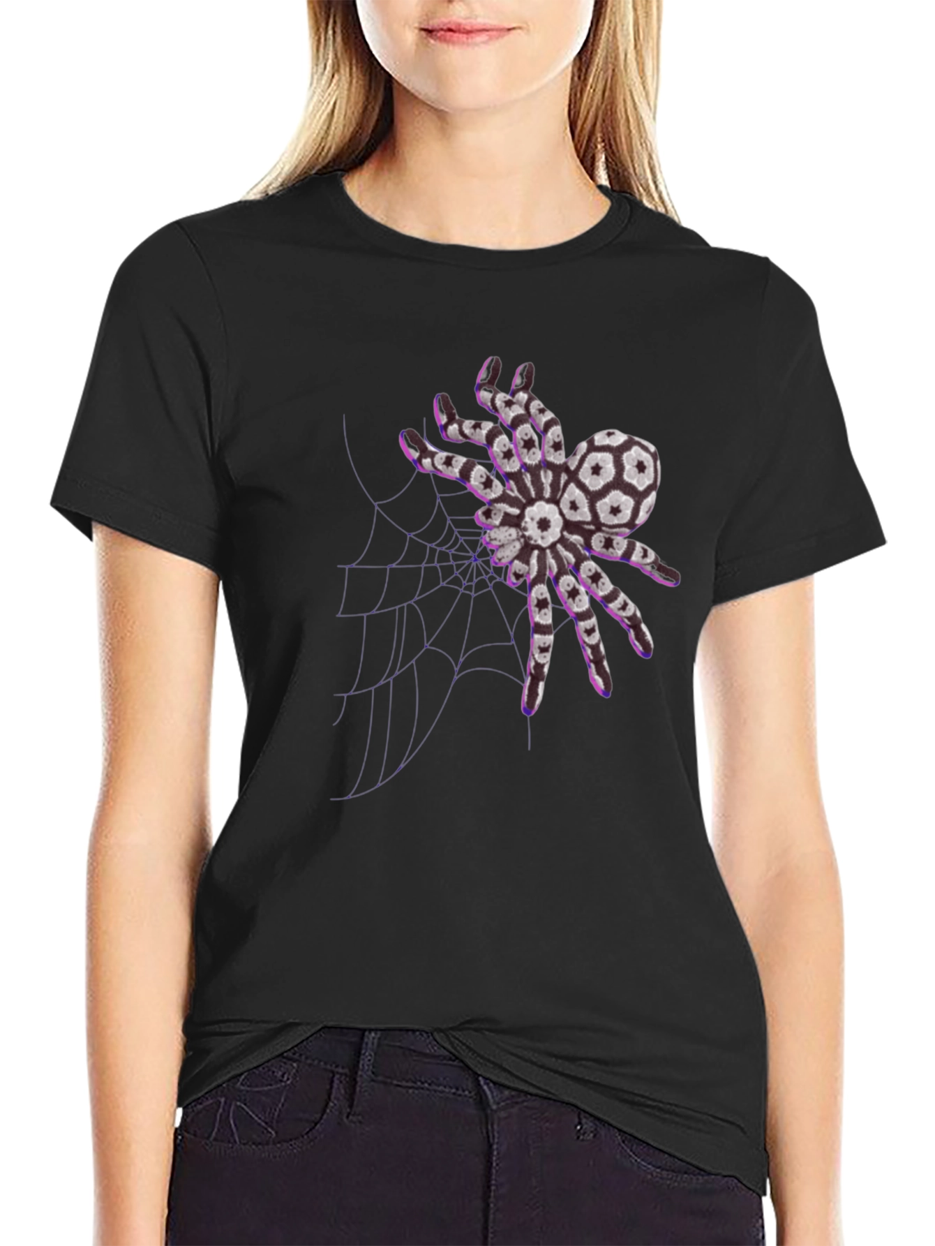Soccer Ball Spider Graphic Tee - Unique Design