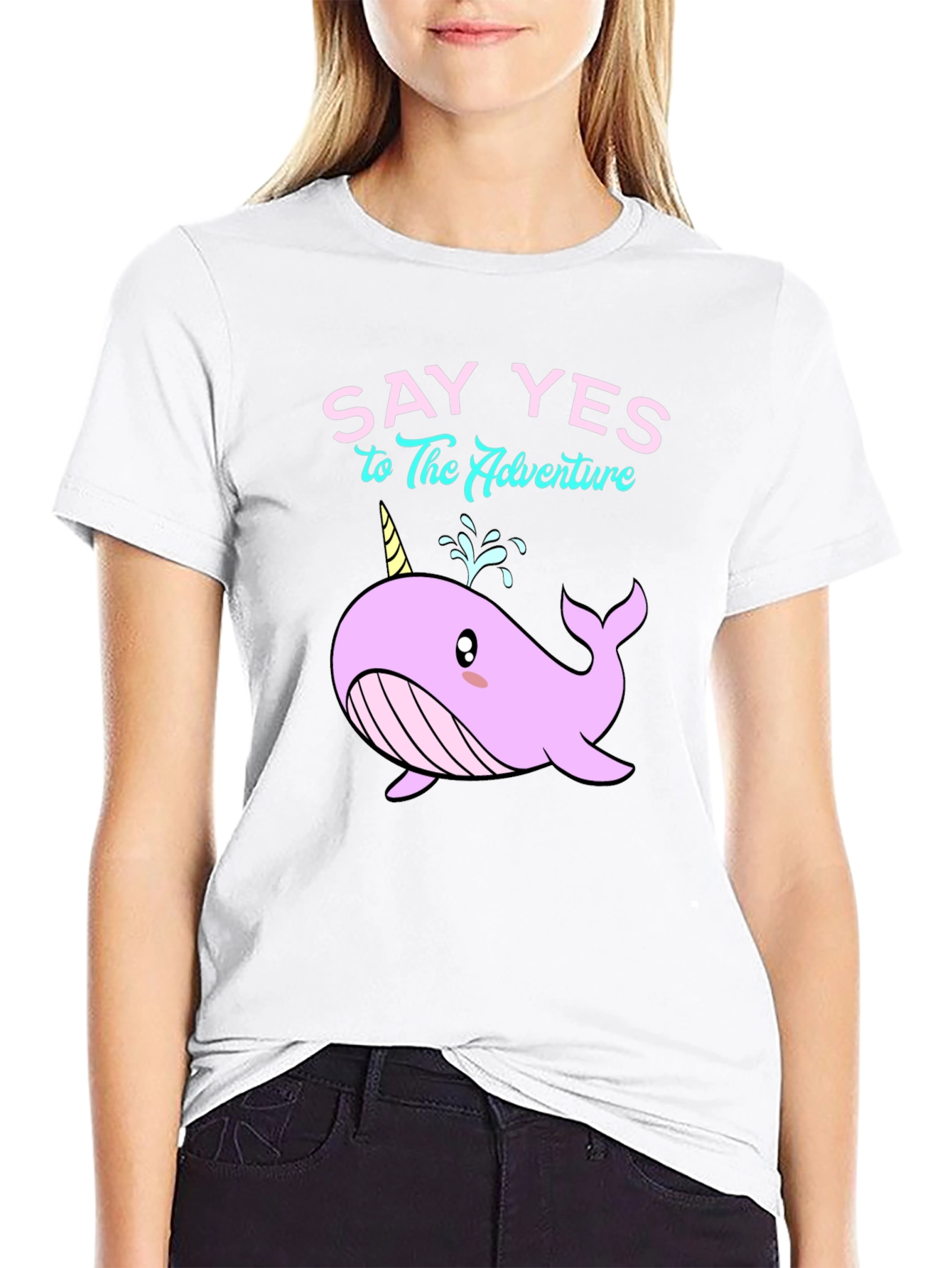 Say Yes to Adventure Narwhal T-Shirt