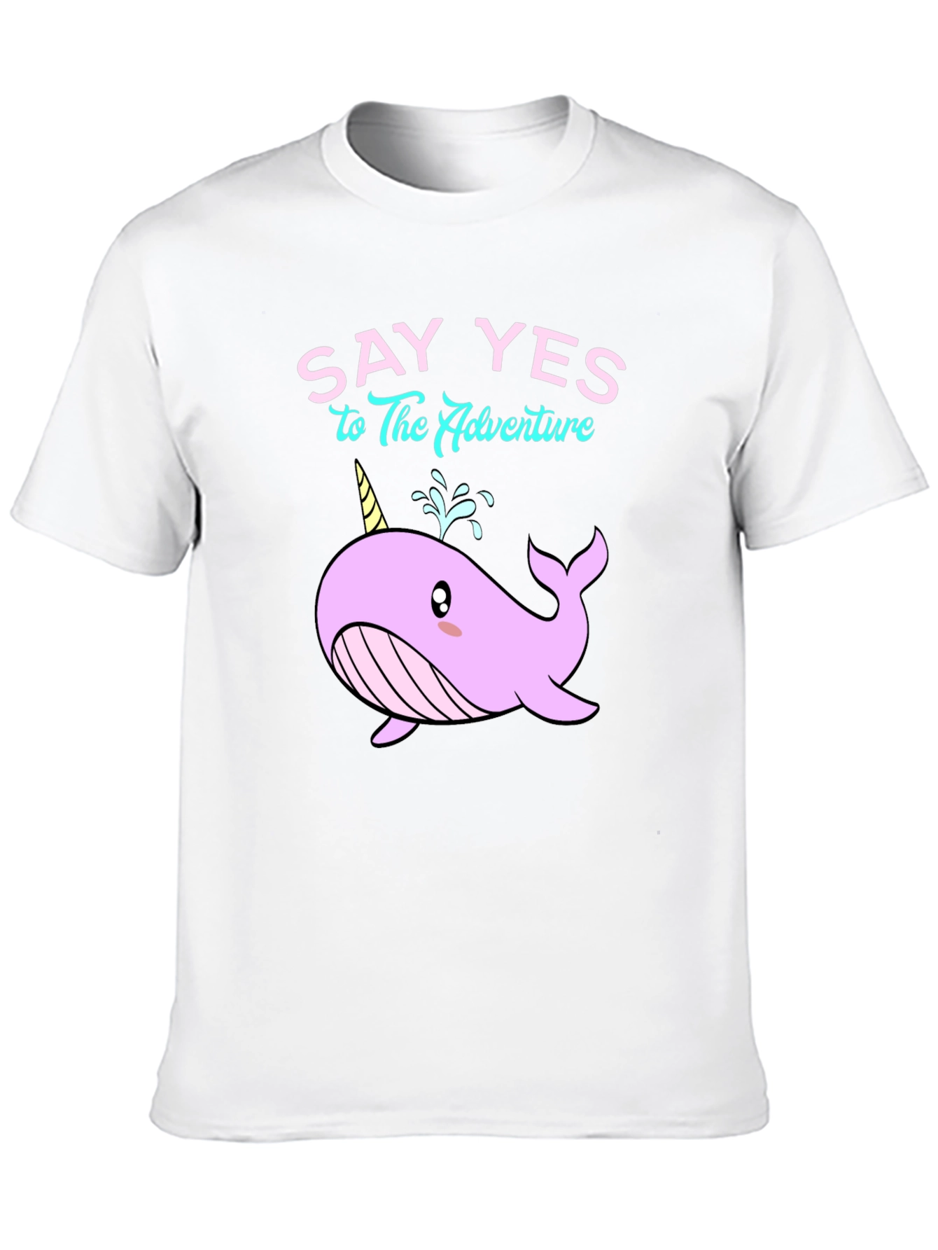 Say Yes to Adventure Narwhal T-Shirt