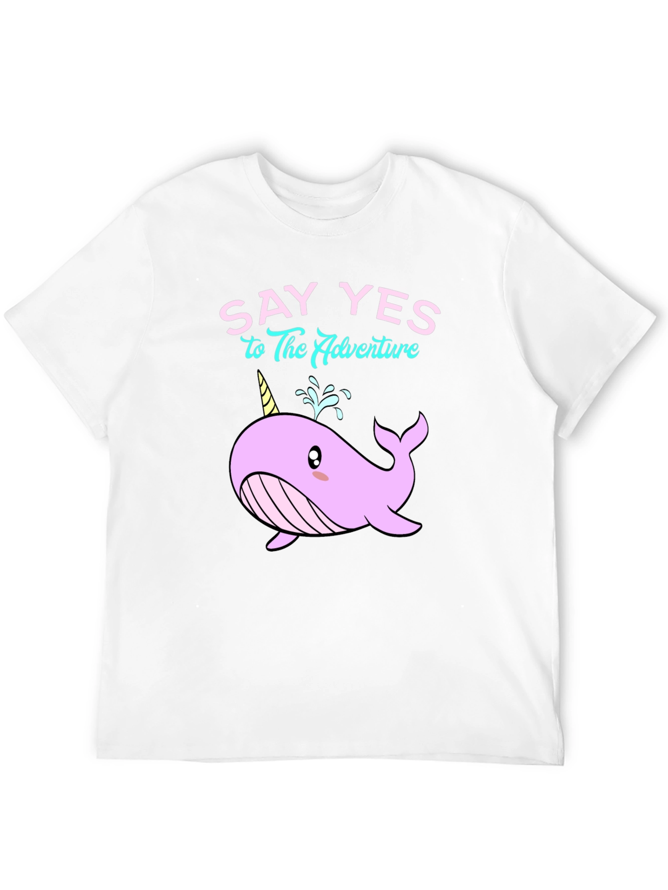 Say Yes to Adventure Narwhal T-Shirt