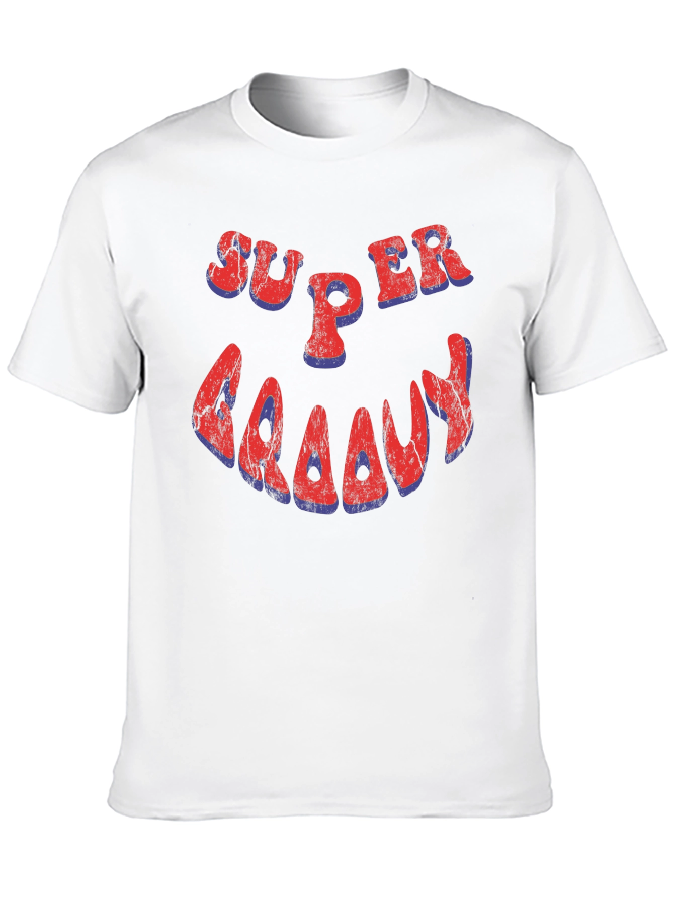 Super Groovy Retro Style Black T-Shirt