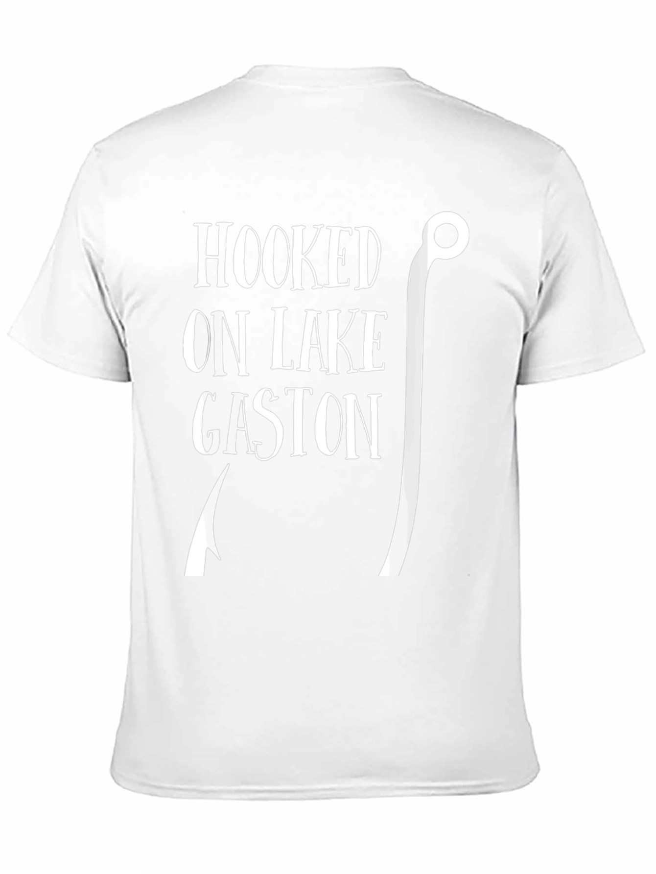 Hooked On Lake Gaston Black Graphic Tee