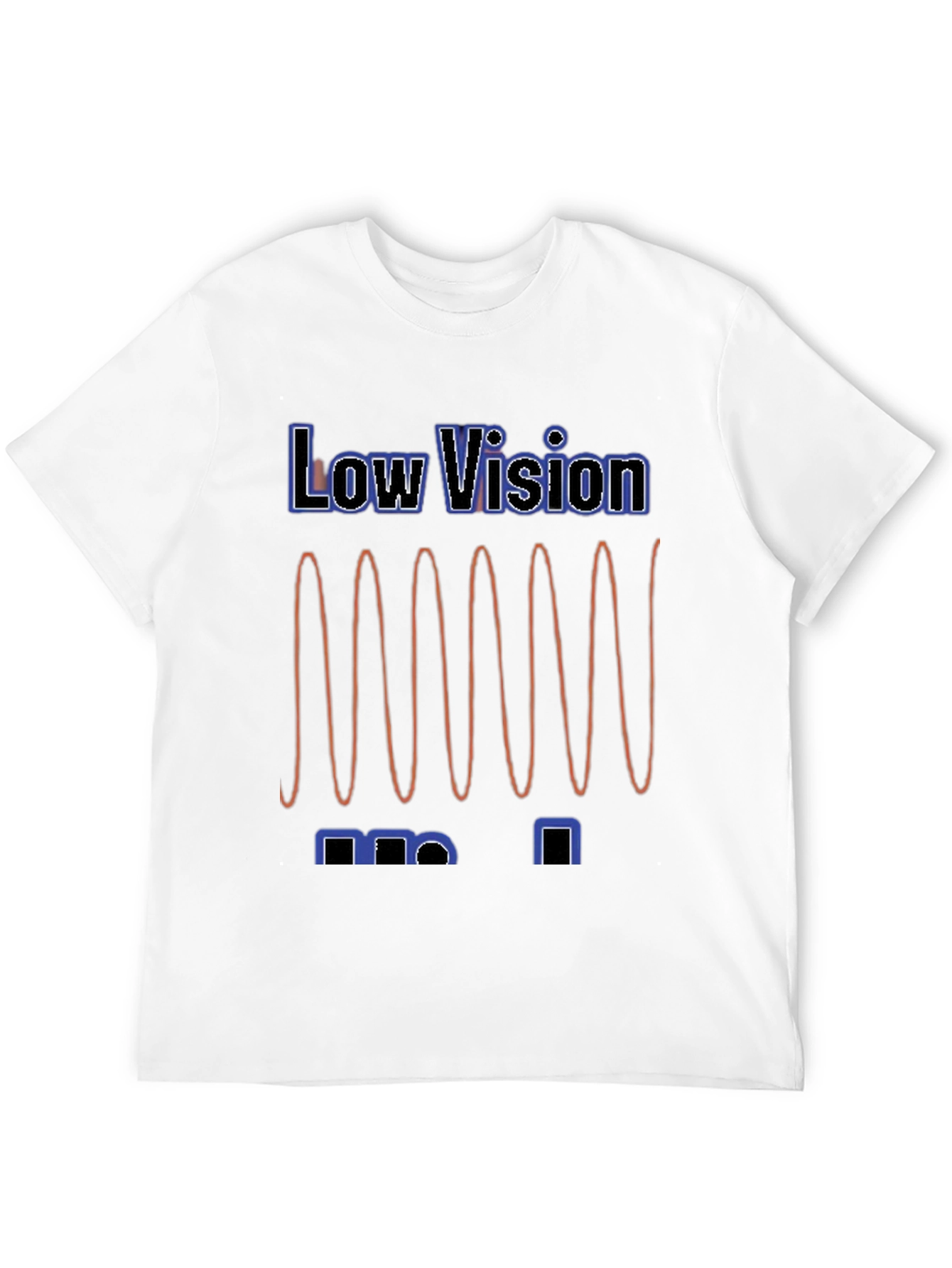 Low Vision Graphic T-Shirt - Visually Impaired Awareness Tee