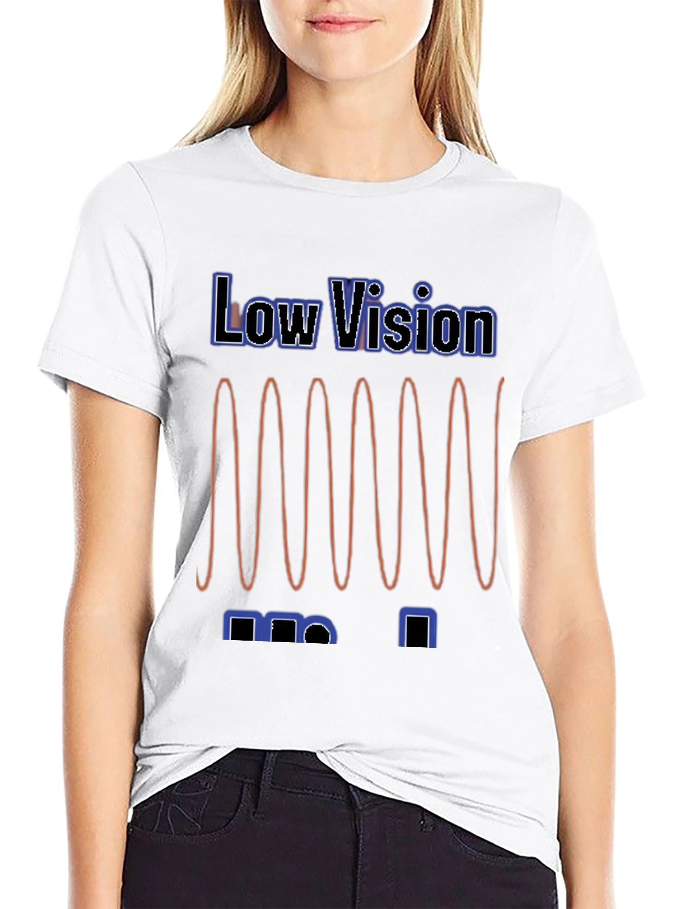 Low Vision Graphic T-Shirt - Visually Impaired Awareness Tee