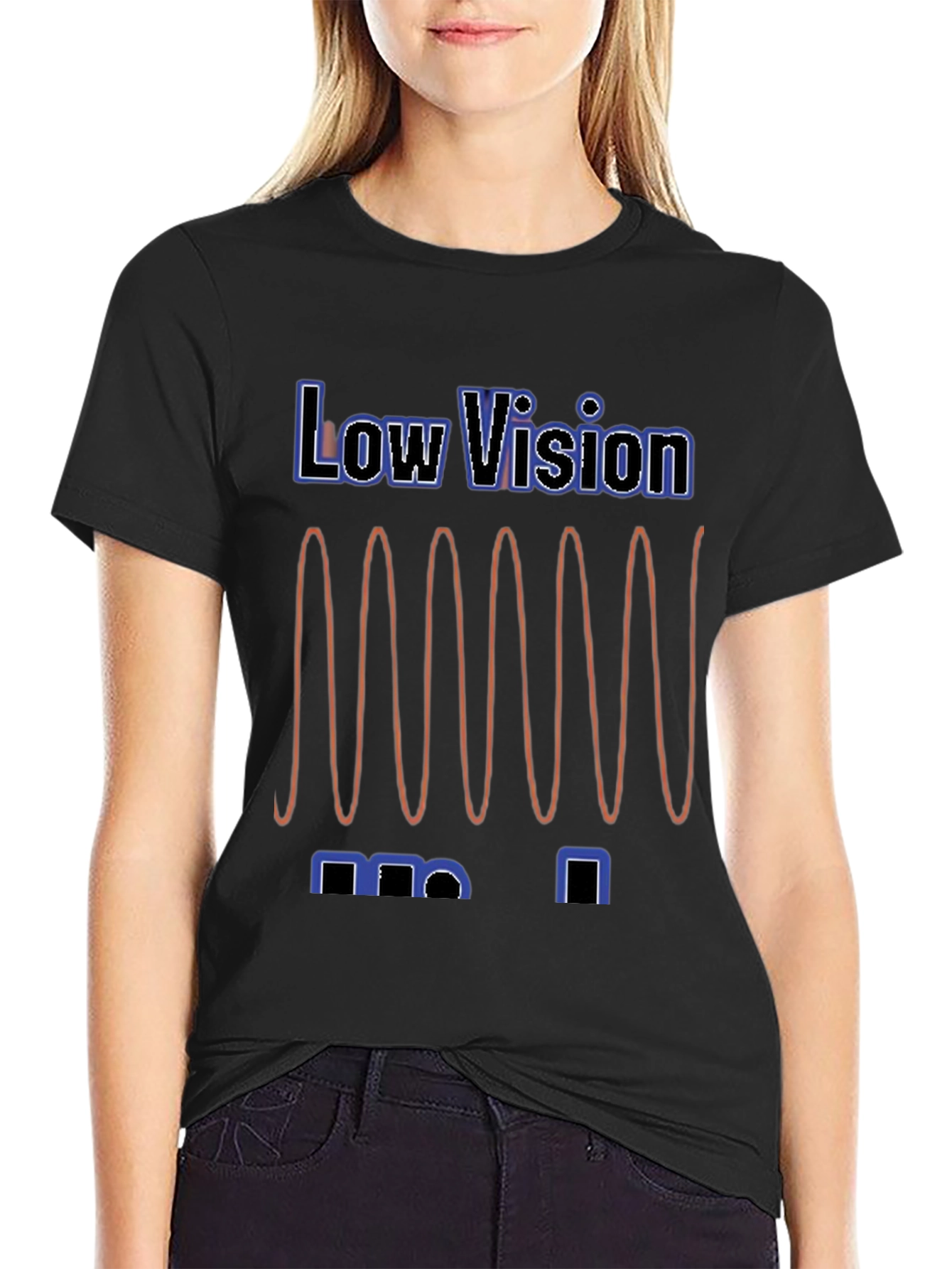 Low Vision Graphic T-Shirt - Visually Impaired Awareness Tee