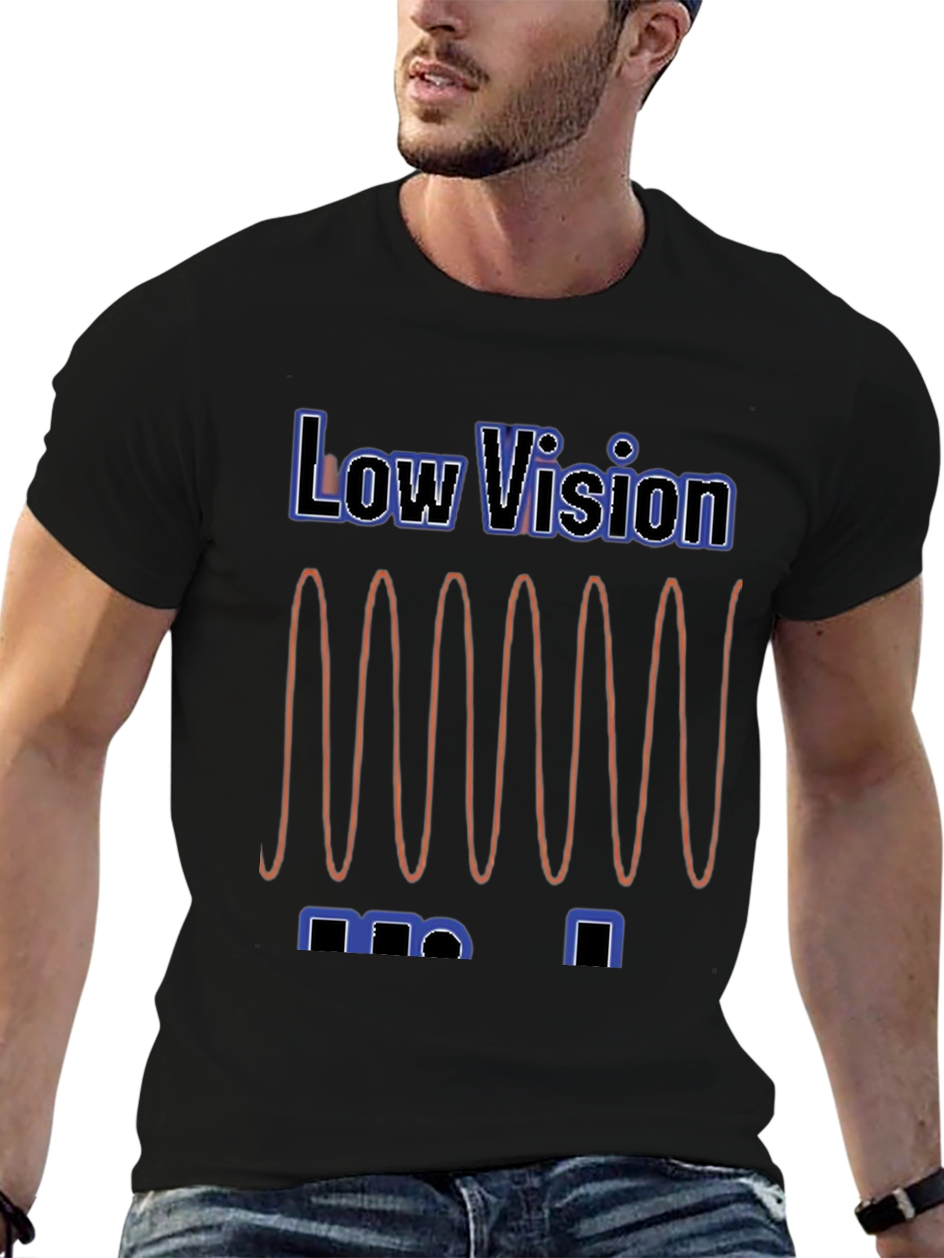 Low Vision Graphic T-Shirt - Visually Impaired Awareness Tee