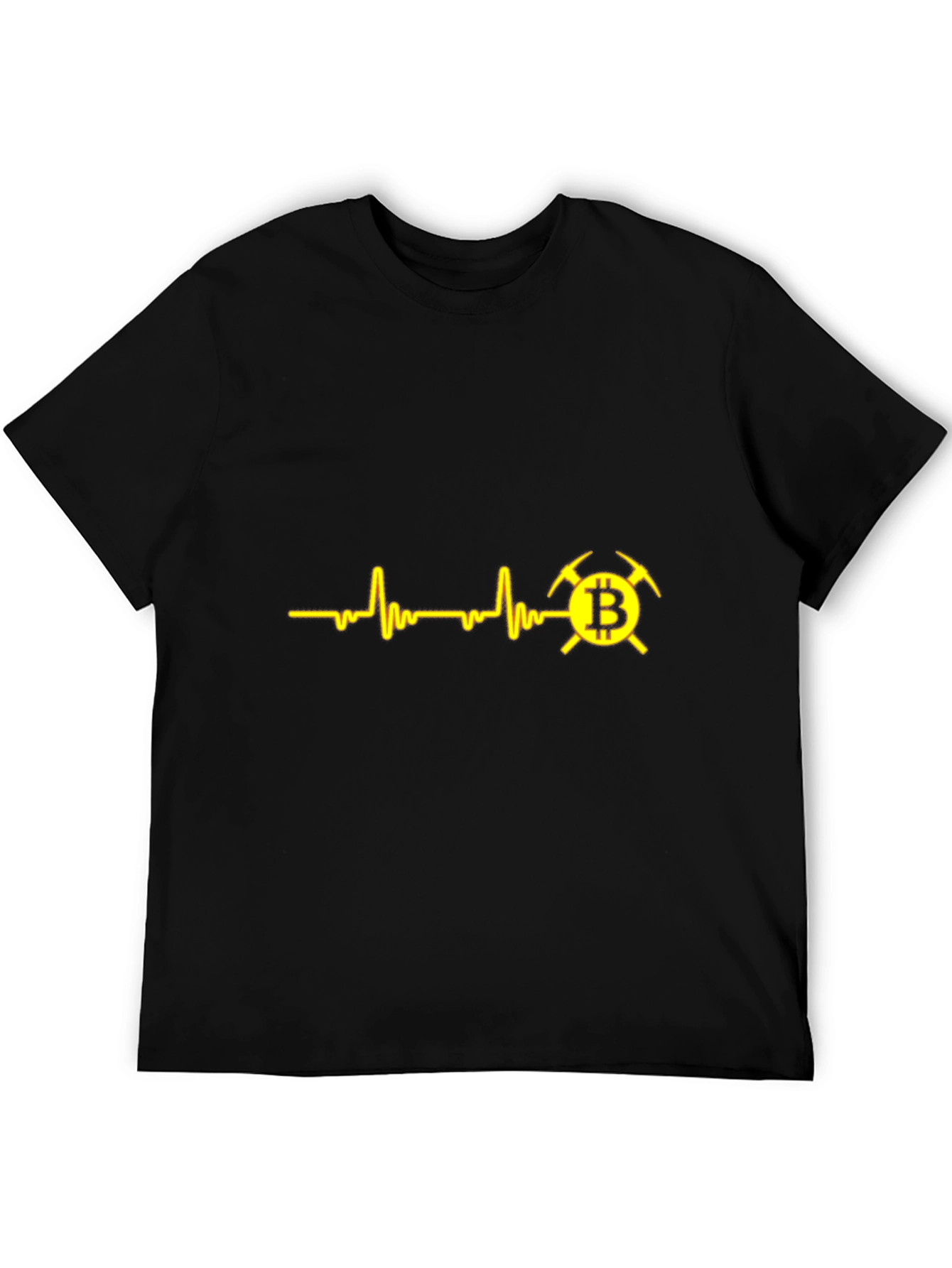 Bitcoin Miner T-Shirt - Crypto Heartbeat Design