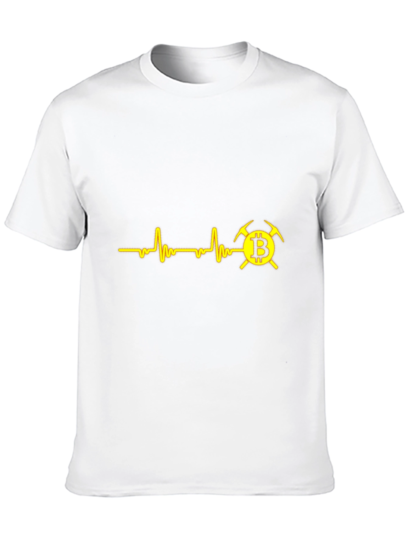 Bitcoin Miner T-Shirt - Crypto Heartbeat Design