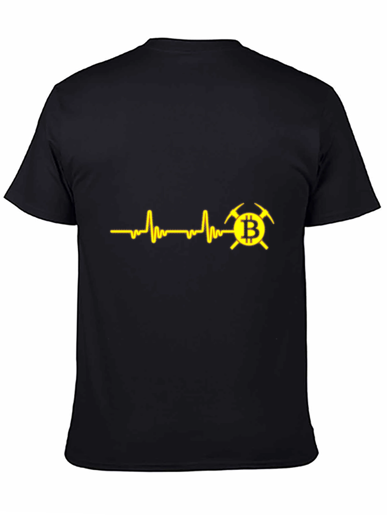 Bitcoin Miner T-Shirt - Crypto Heartbeat Design