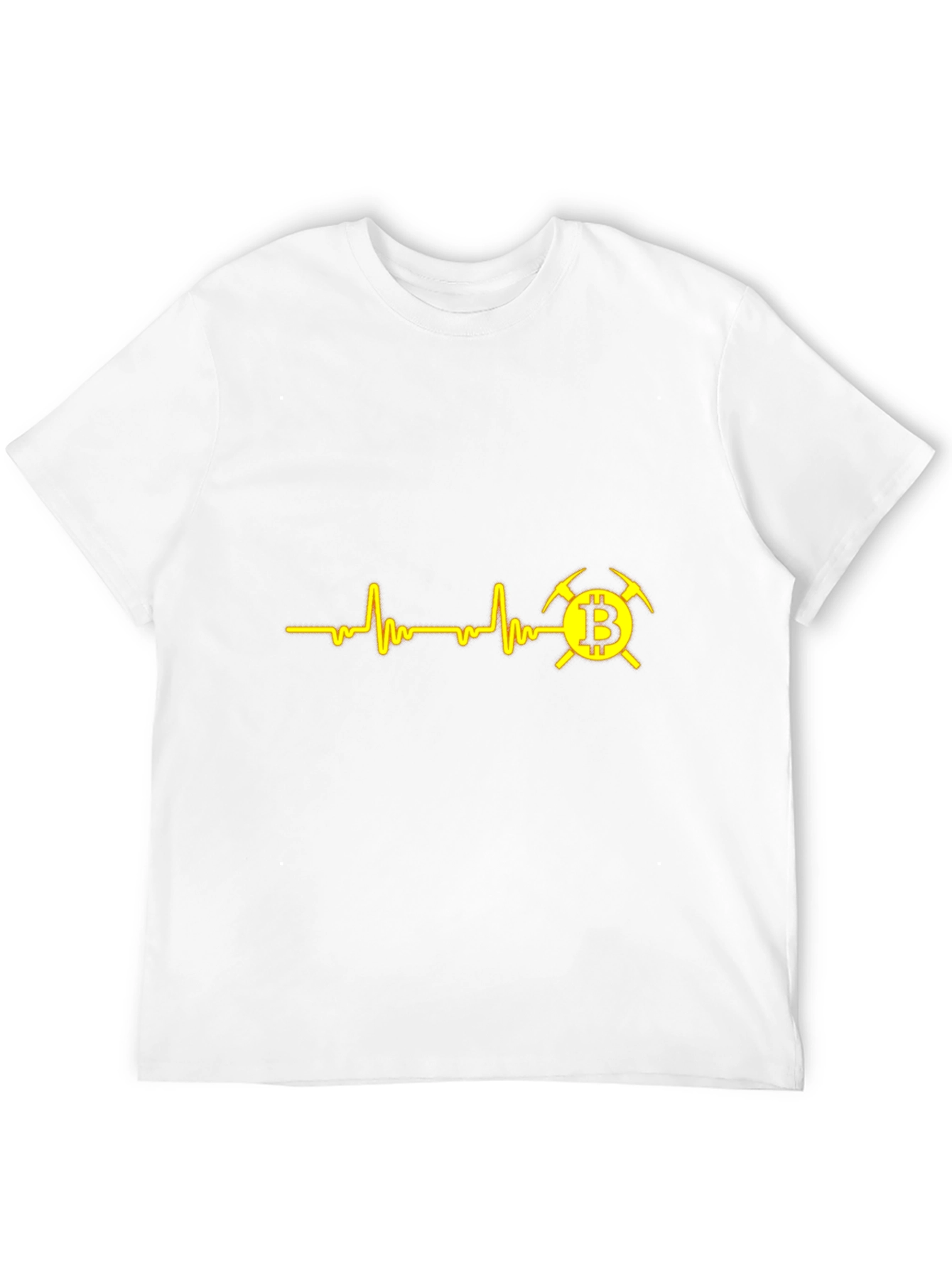 Bitcoin Miner T-Shirt - Crypto Heartbeat Design