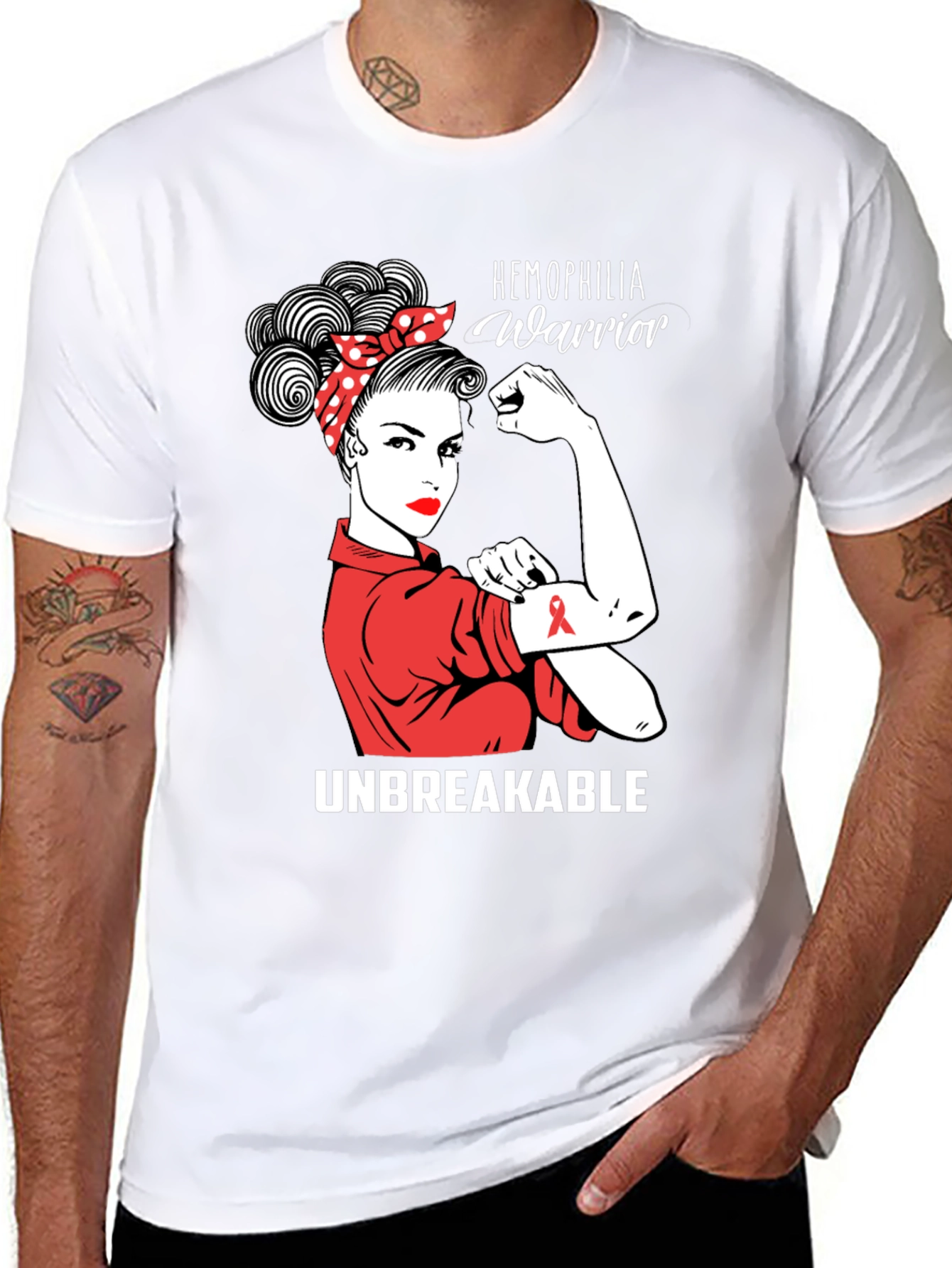 Hemophilia Warrior Unbreakable T-Shirt