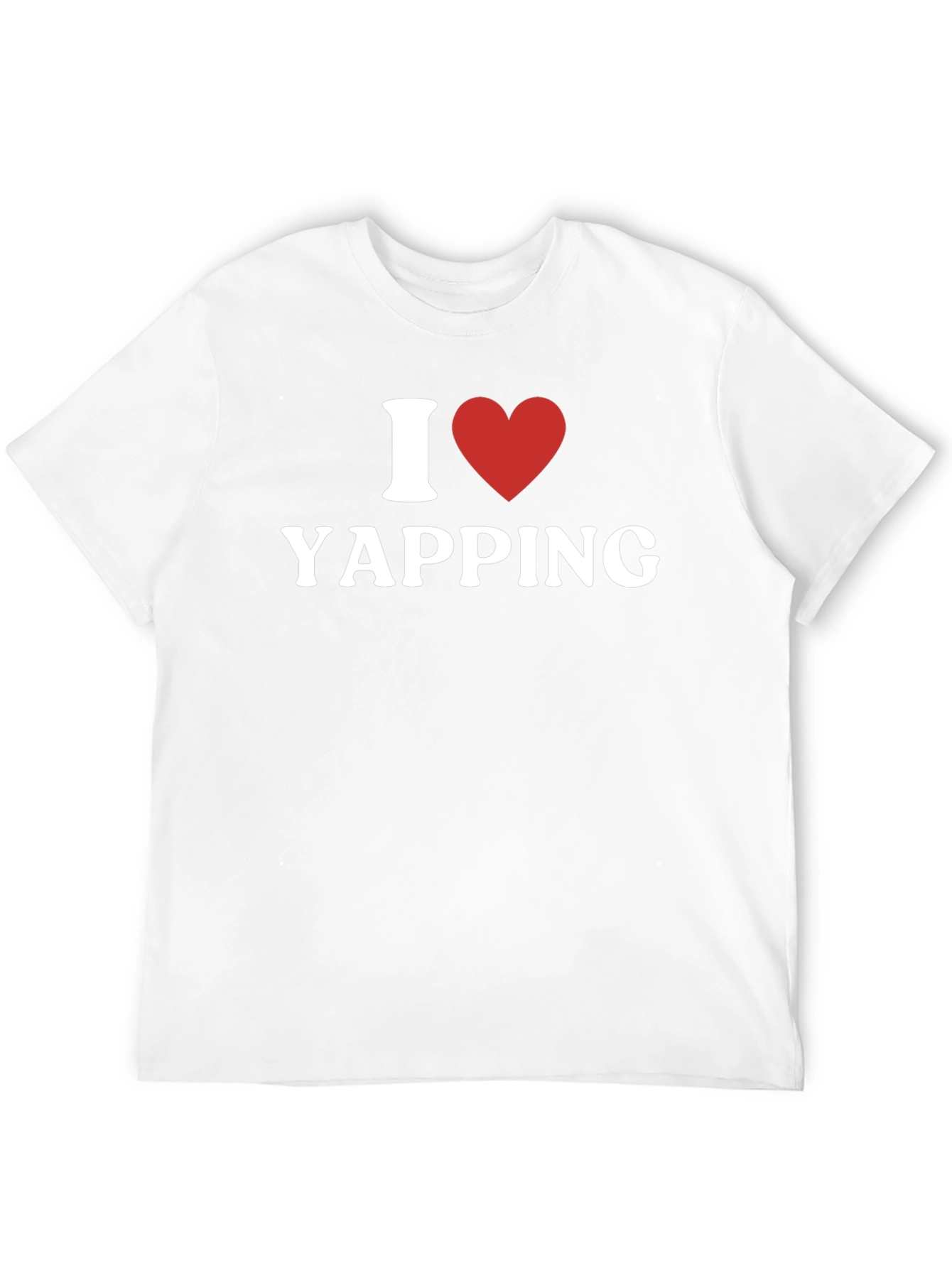 I Heart Yapping Black T-Shirt