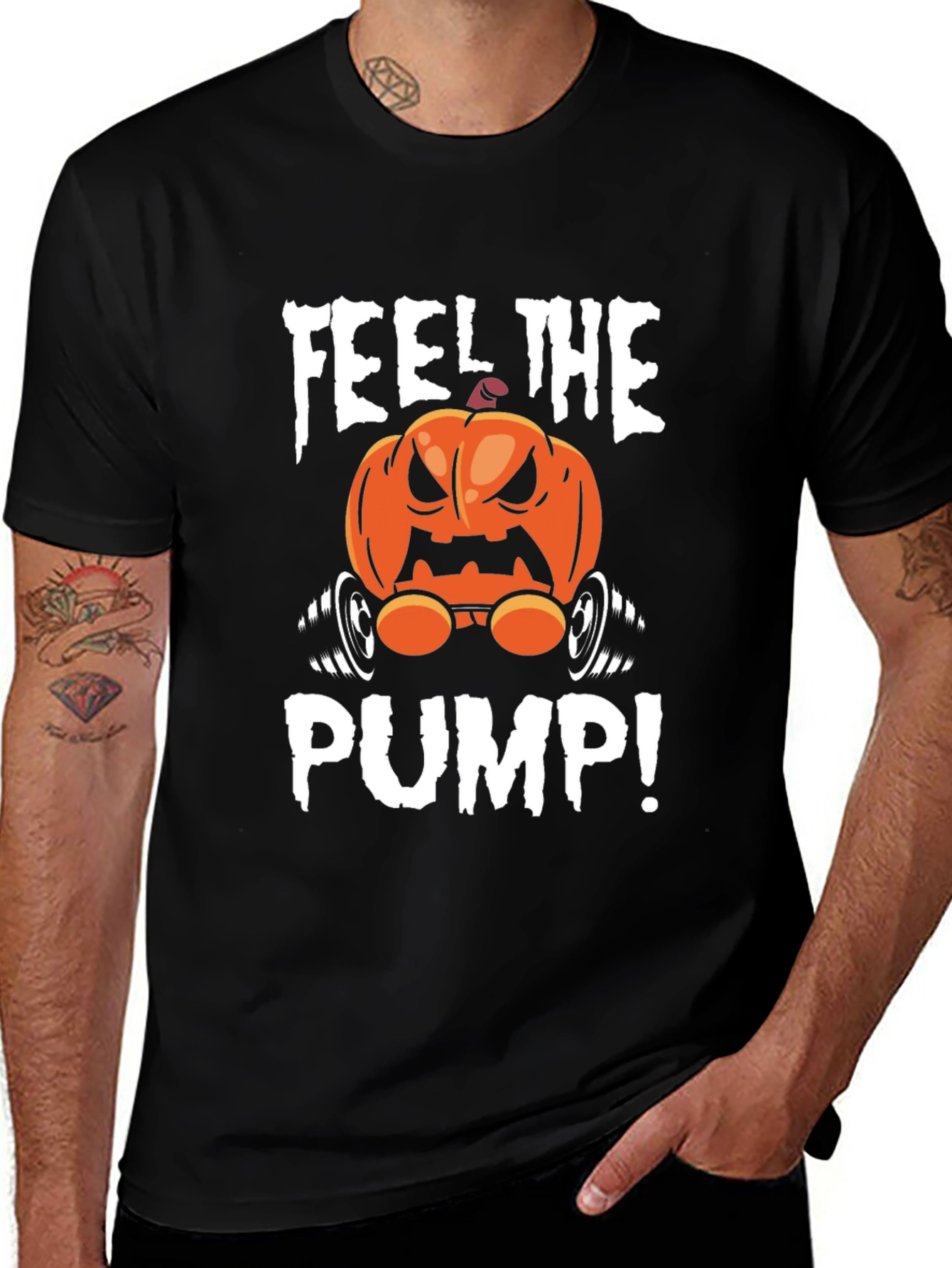 Feel The Pump Halloween Gym T-Shirt