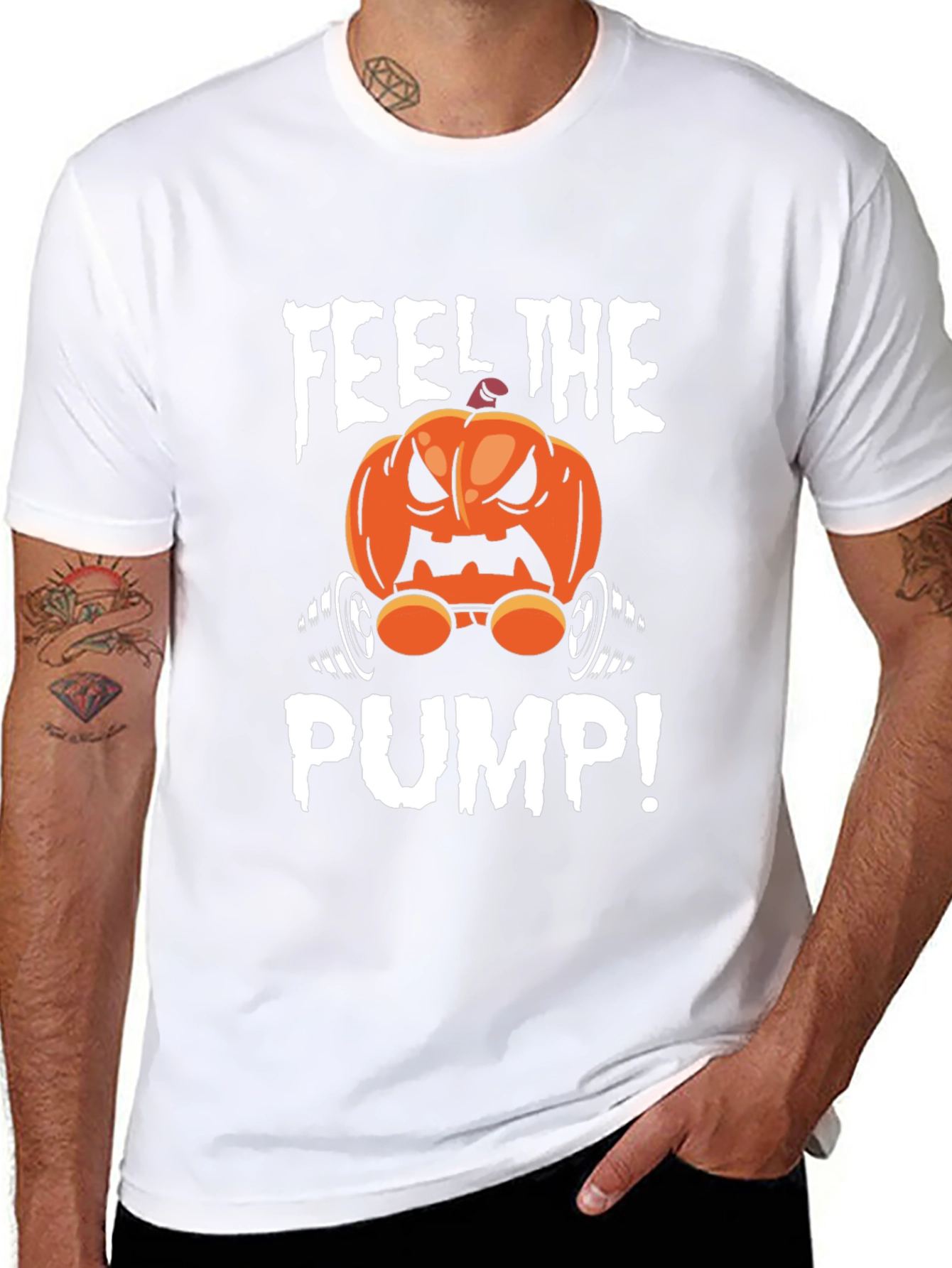 Feel The Pump Halloween Gym T-Shirt