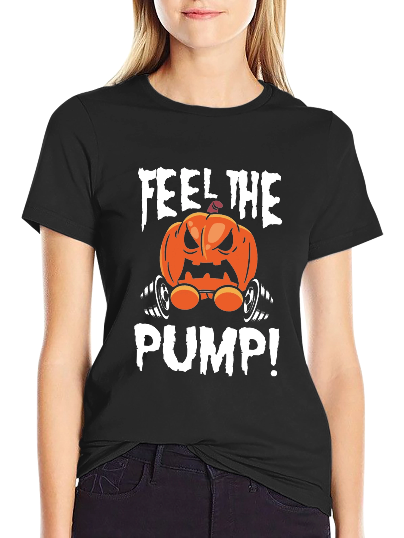 Feel The Pump Halloween Gym T-Shirt