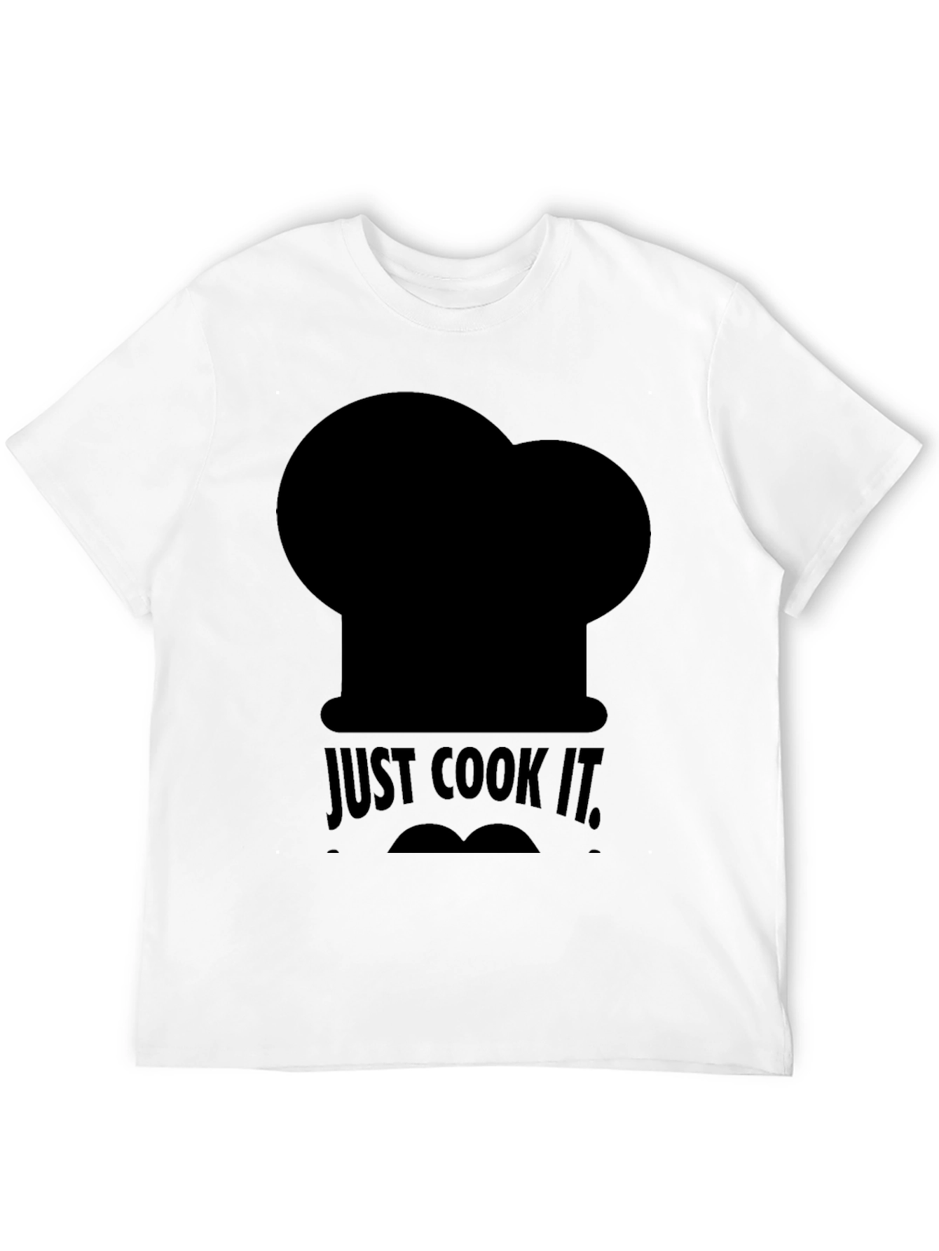 Just Cook It Mens Black T-Shirt