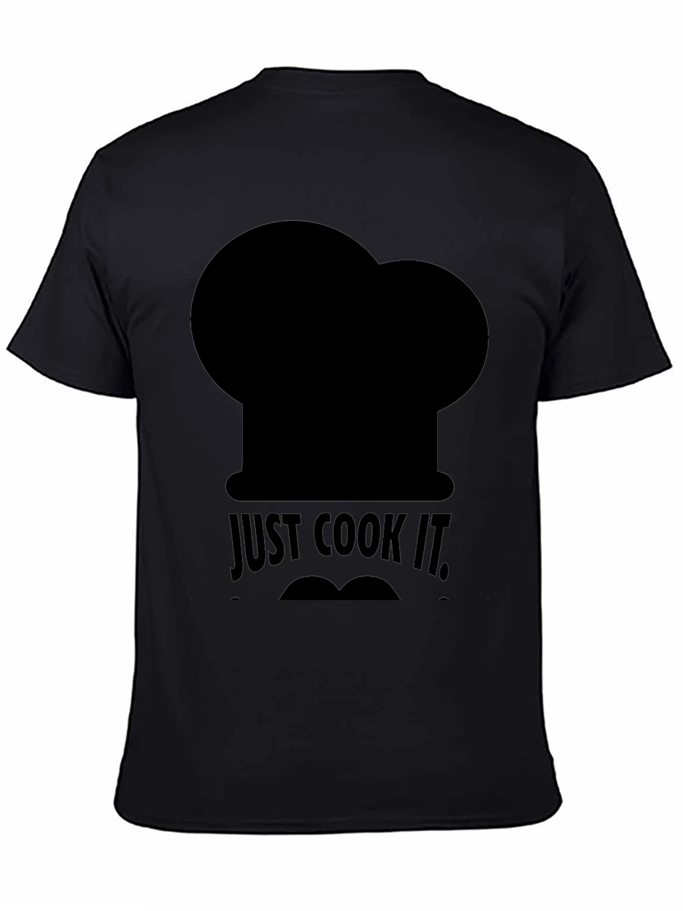 Just Cook It Mens Black T-Shirt