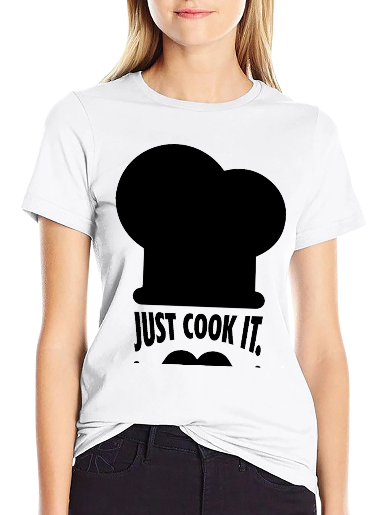 Just Cook It Mens Black T-Shirt