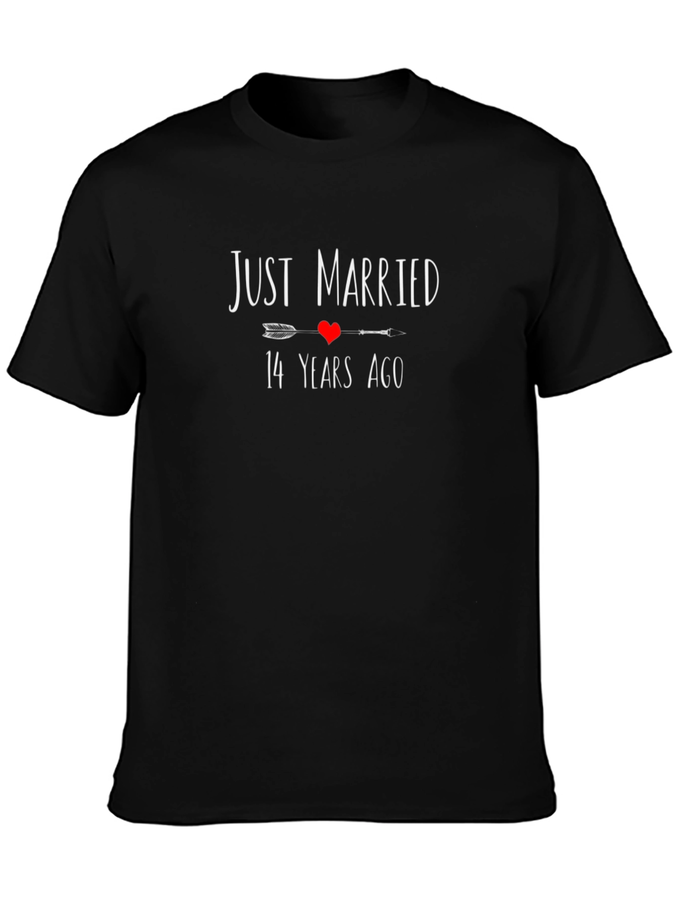 Just Married 14 Years Ago Graphic T-Shirt