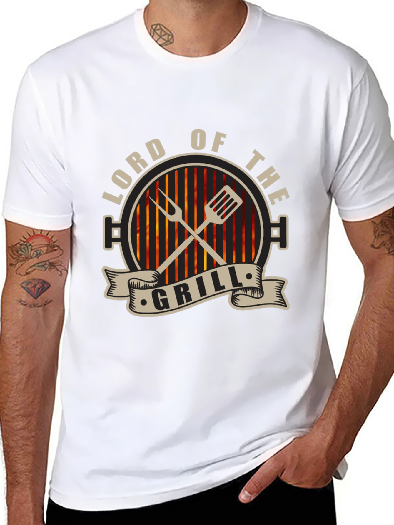 Lord of the Grill T-Shirt BBQ Master