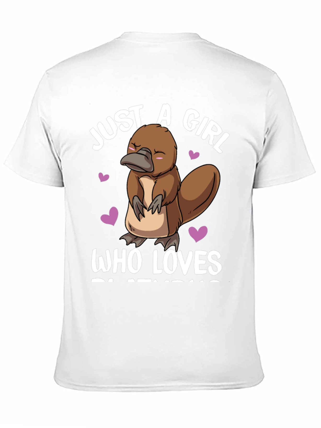 Just a Girl Who Loves Platypus T-Shirt