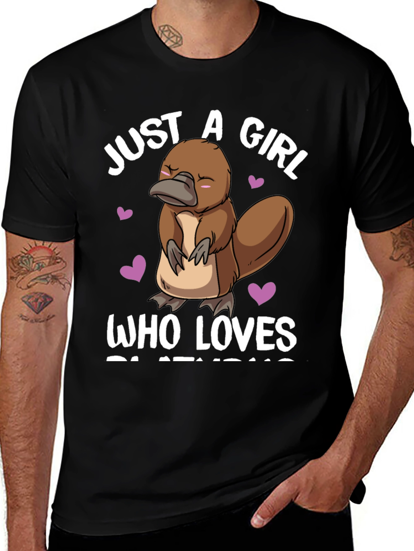 Just a Girl Who Loves Platypus T-Shirt