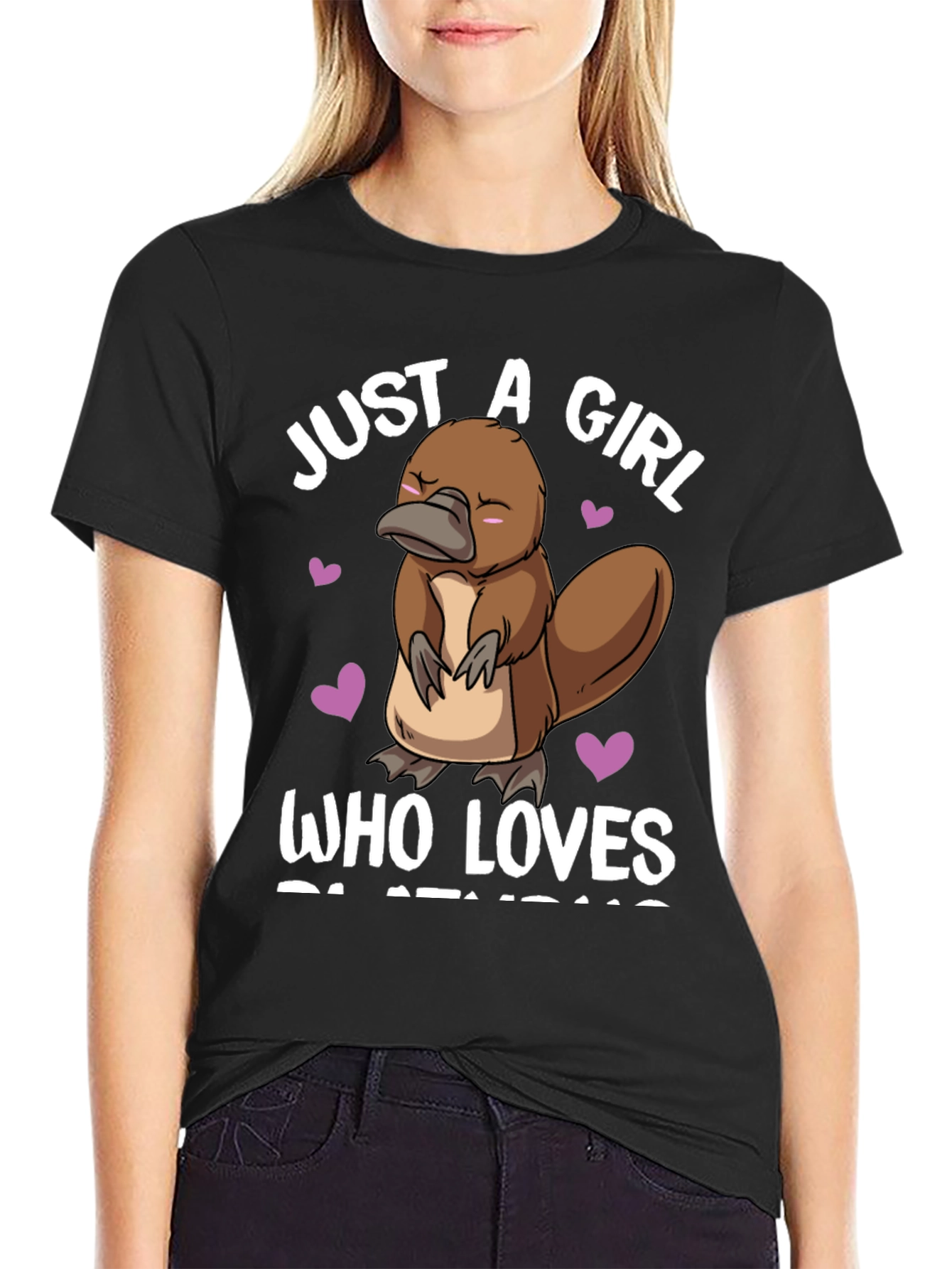 Just a Girl Who Loves Platypus T-Shirt