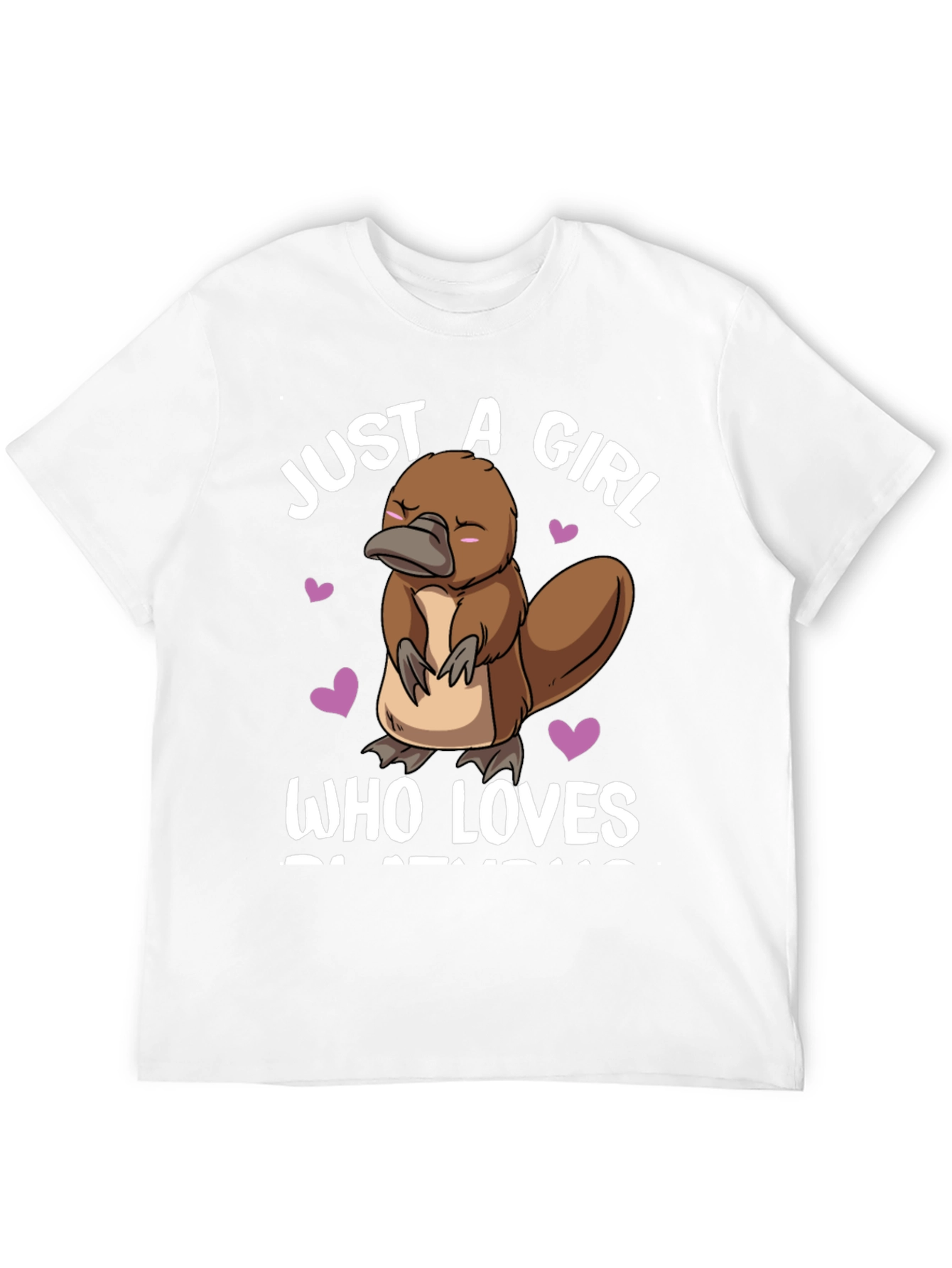 Just a Girl Who Loves Platypus T-Shirt