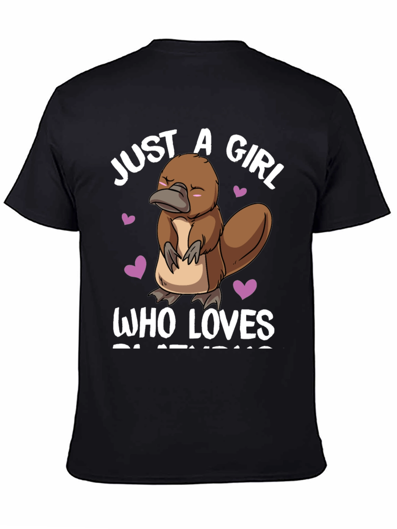 Just a Girl Who Loves Platypus T-Shirt