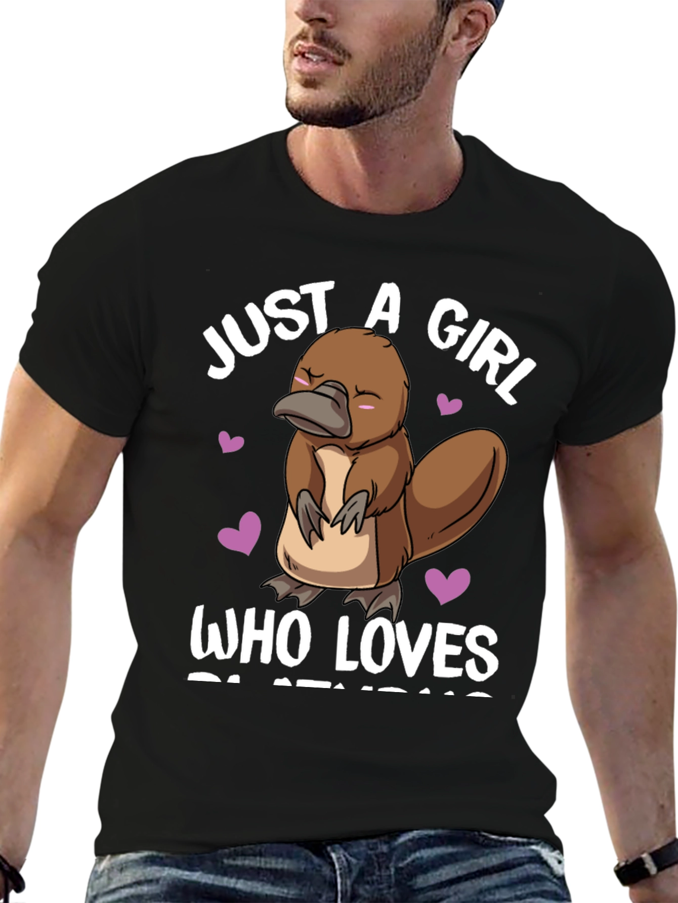 Just a Girl Who Loves Platypus T-Shirt