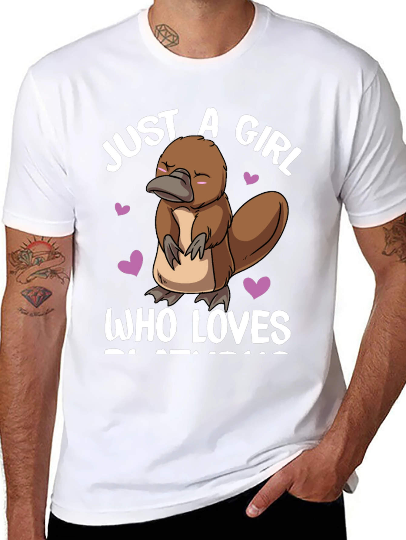 Just a Girl Who Loves Platypus T-Shirt