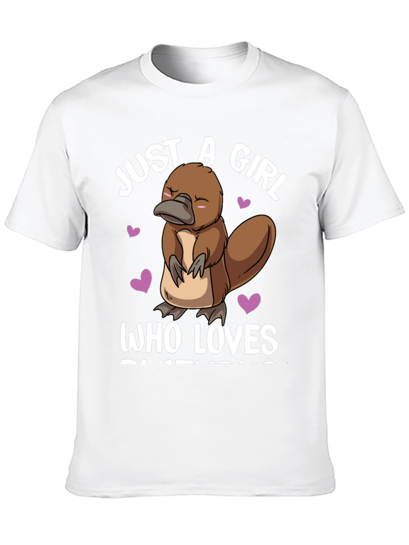 Just a Girl Who Loves Platypus T-Shirt