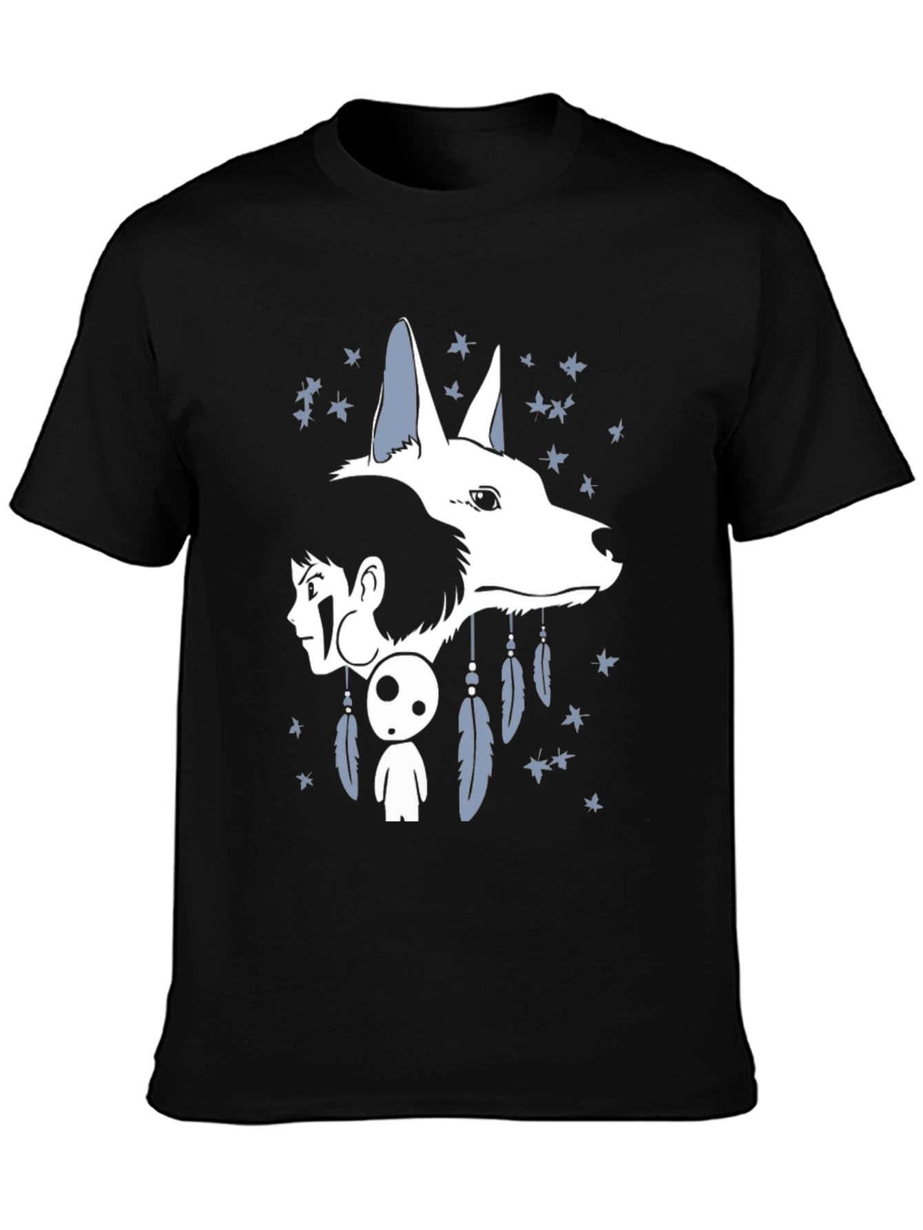 Mononoke Anime T-Shirt - Unisex Black Tee